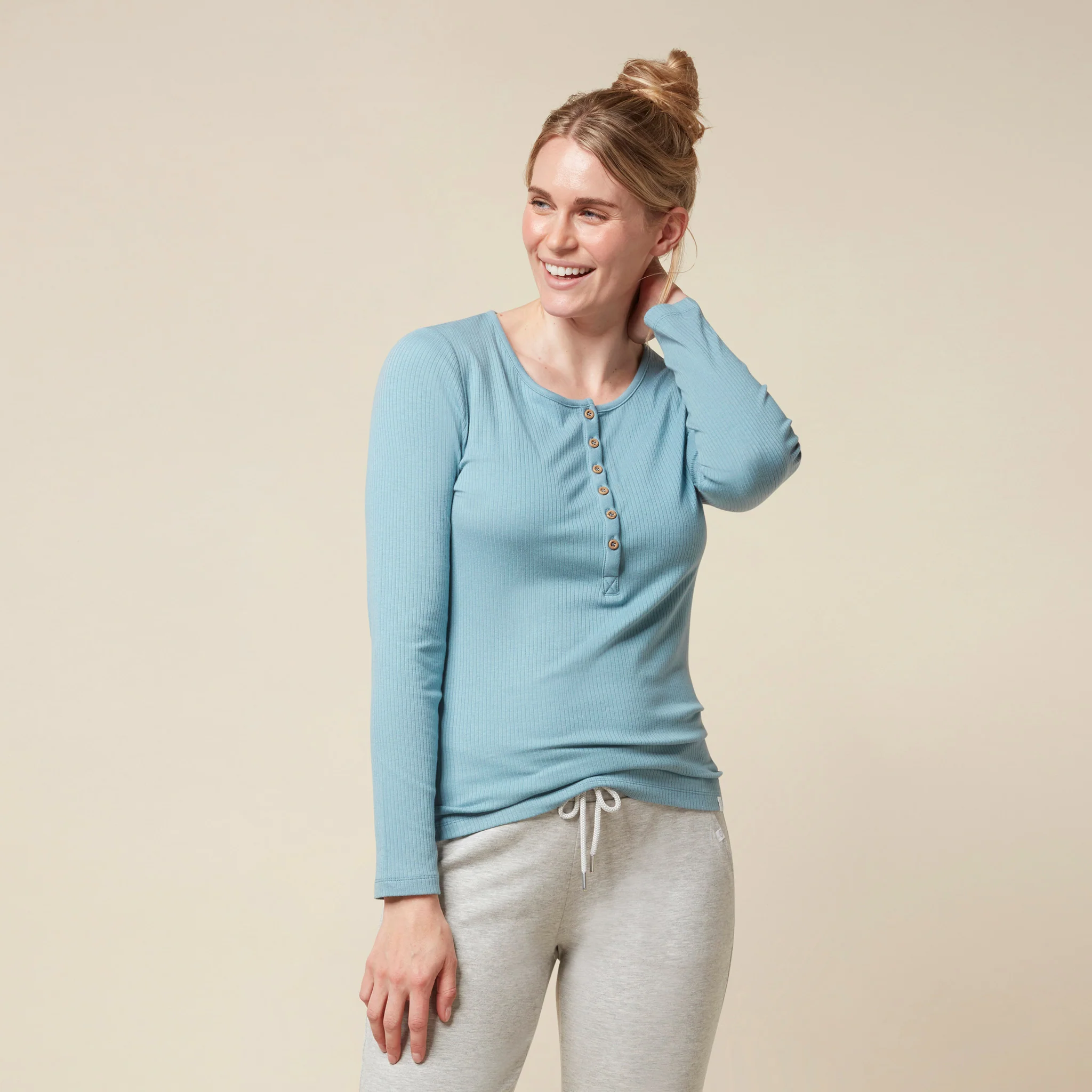 Mama Ribbed Long Sleeve T-Shirt & Joggers Outfit - Image 5