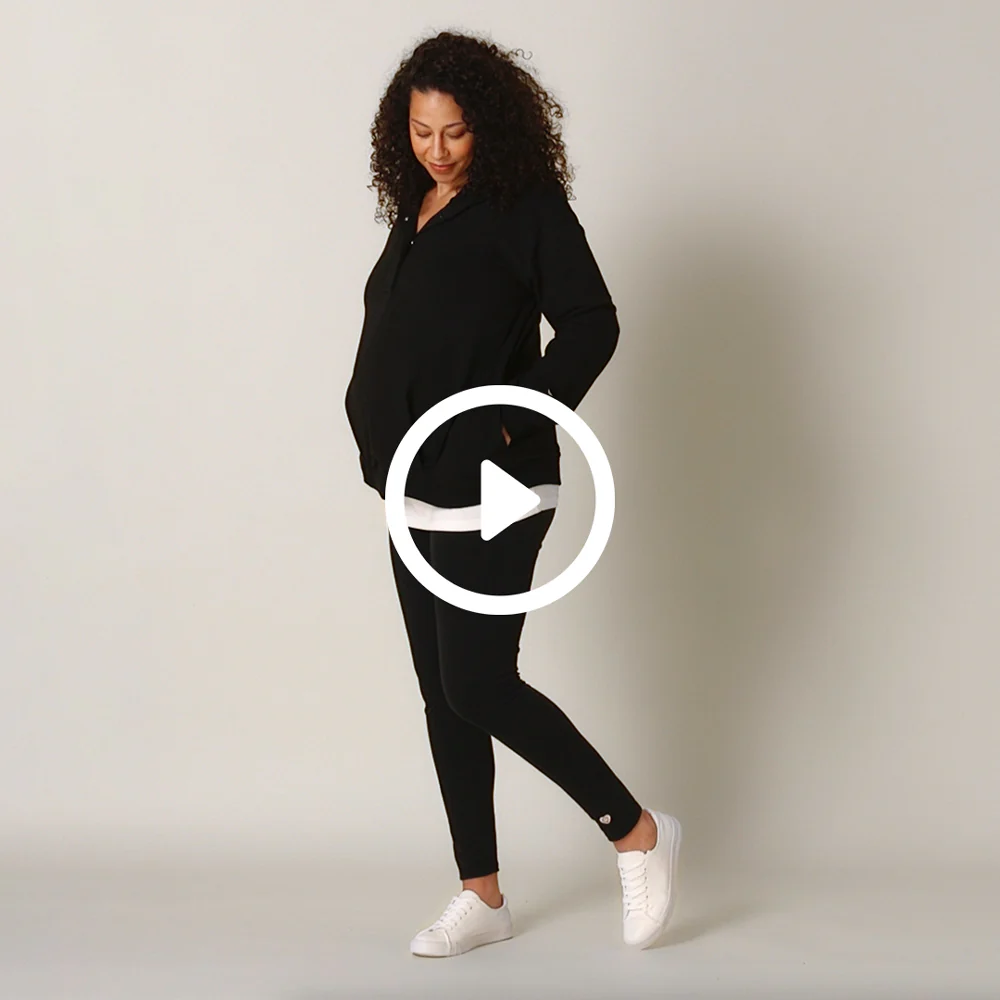 Maternity & Nursing Hooded Sweatshirt - Image 5