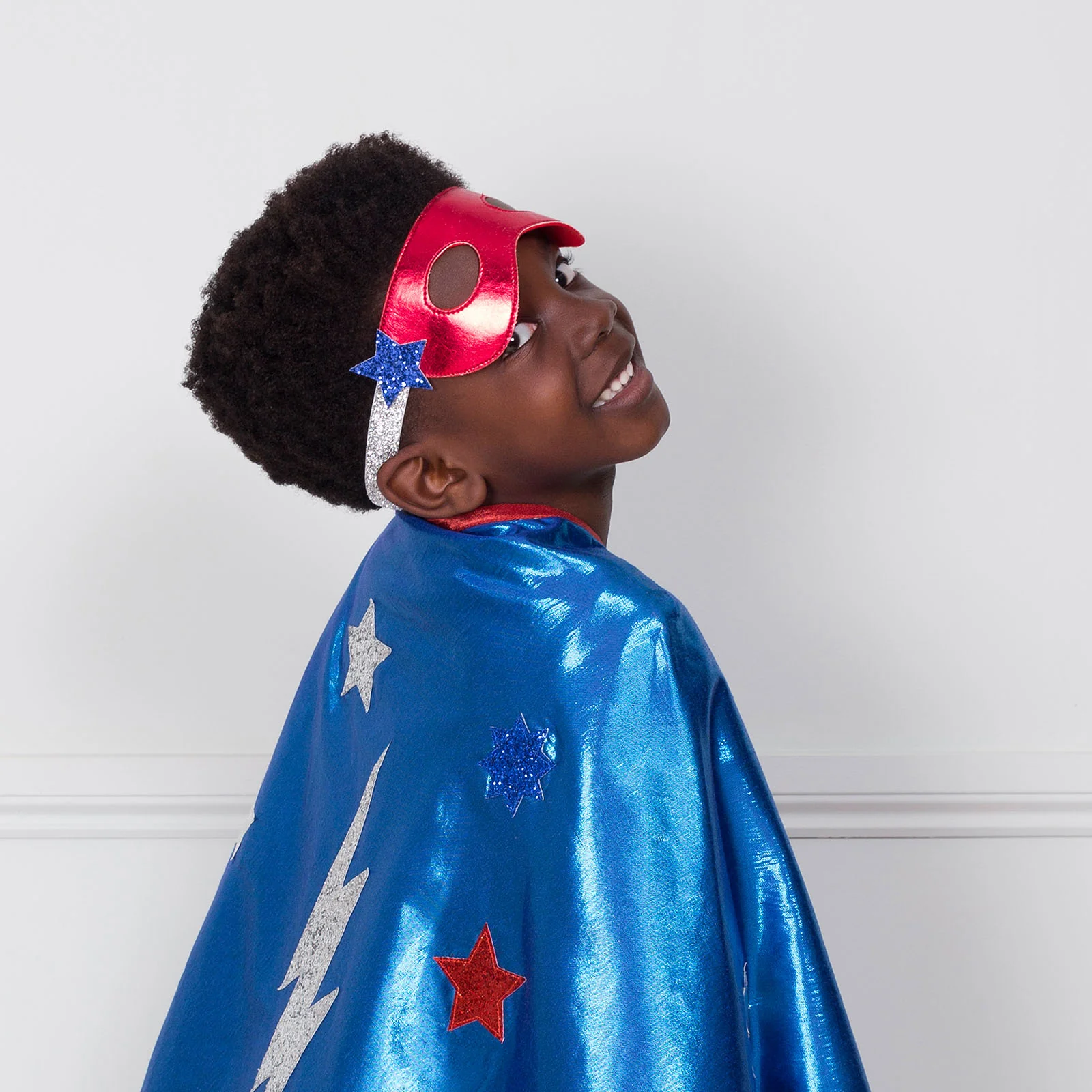 Meri Meri Blue Superhero Costume - Image 3