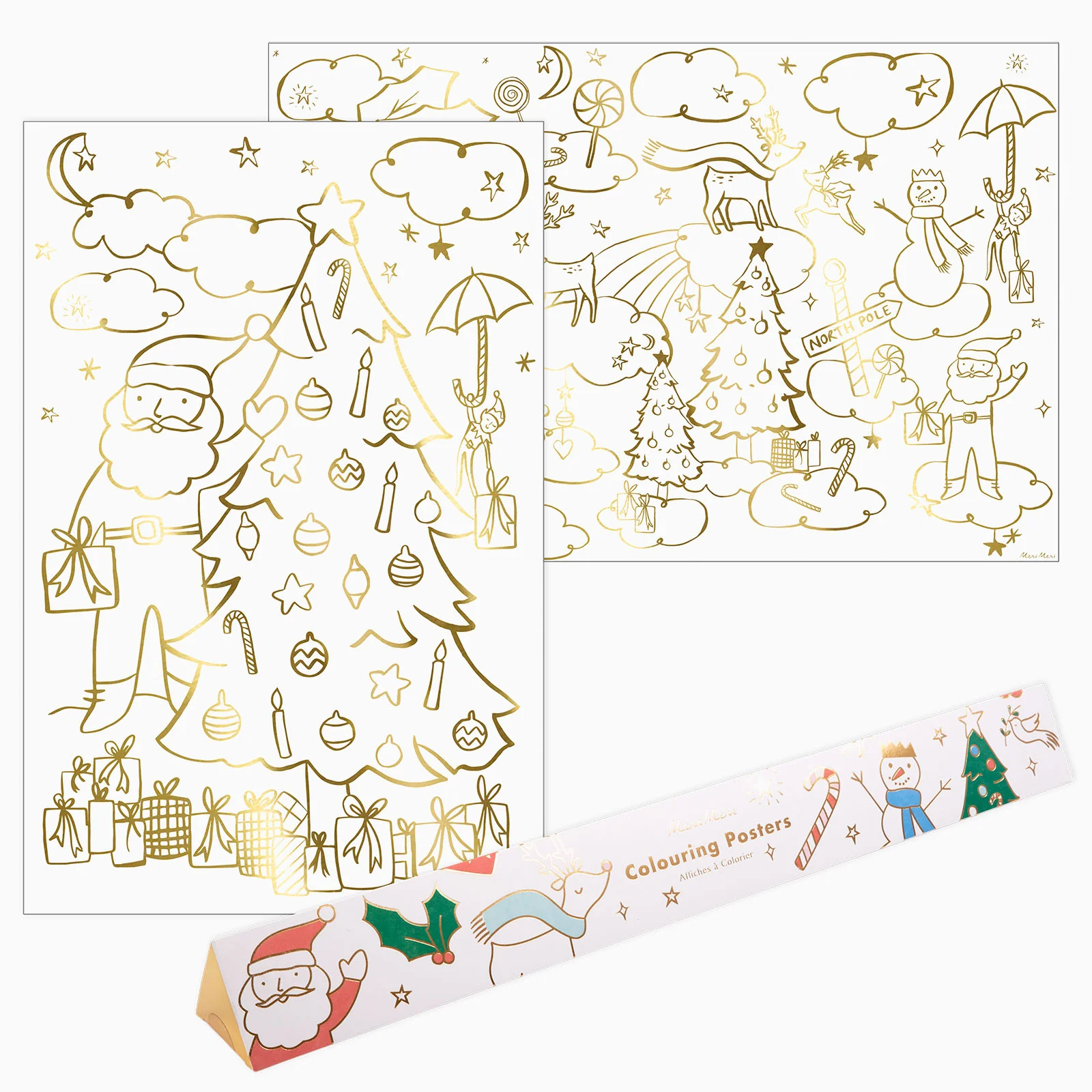 Meri Meri Christmas Colouring Posters - Image 2