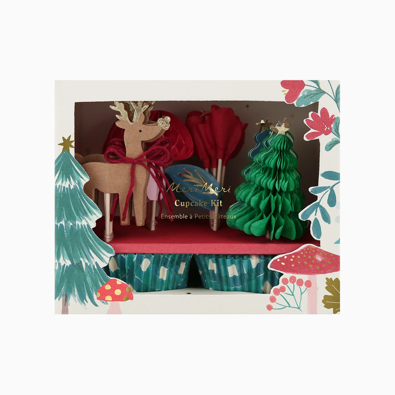 Meri Meri Winter Woodland Cupcake Kit