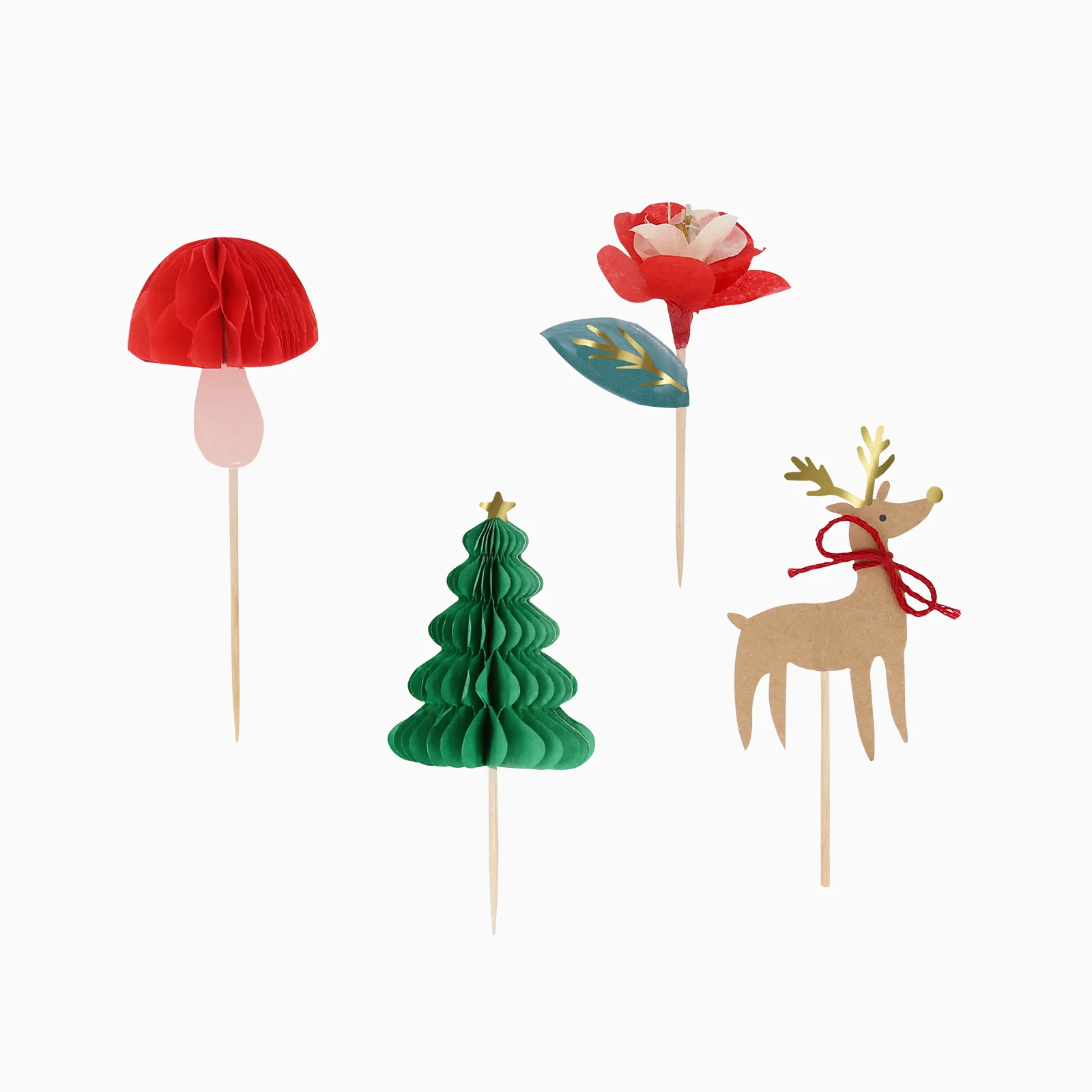 Meri Meri Winter Woodland Cupcake Kit - Image 4