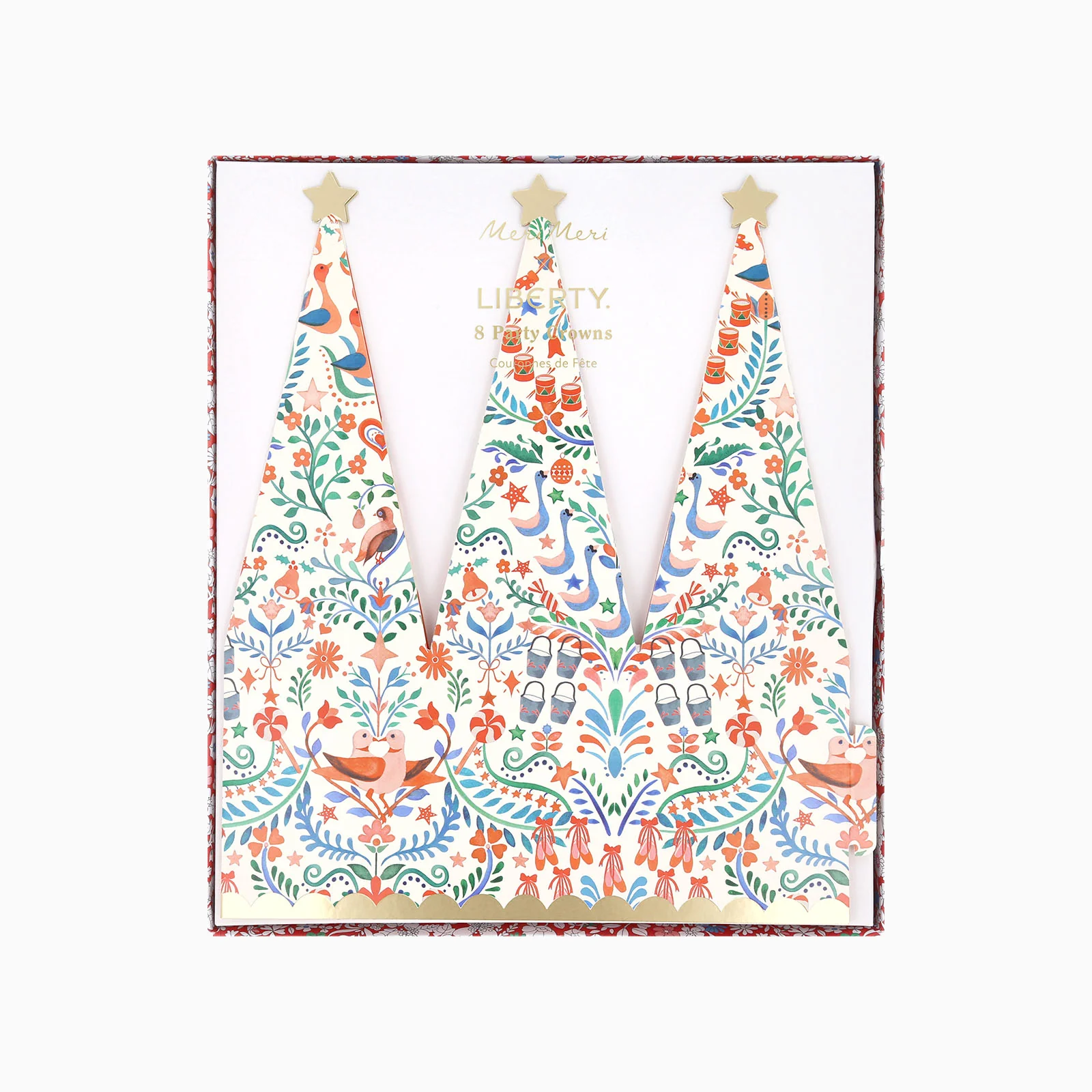 Meri Meri x Liberty Festive Party Crowns - Image 2