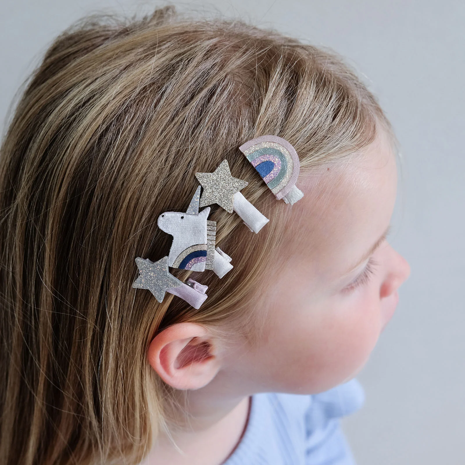 Mimi & Lula Celeste Unicorn Mini Clips