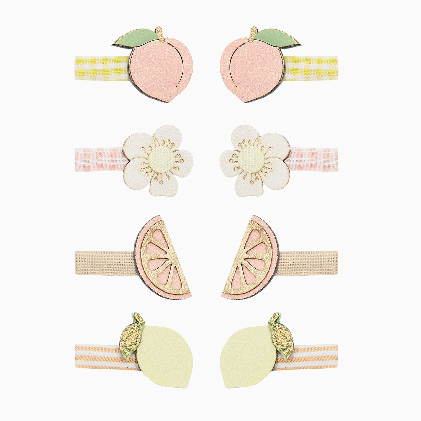 Mimi & Lula Peachy Citrus Mini Hair Clips