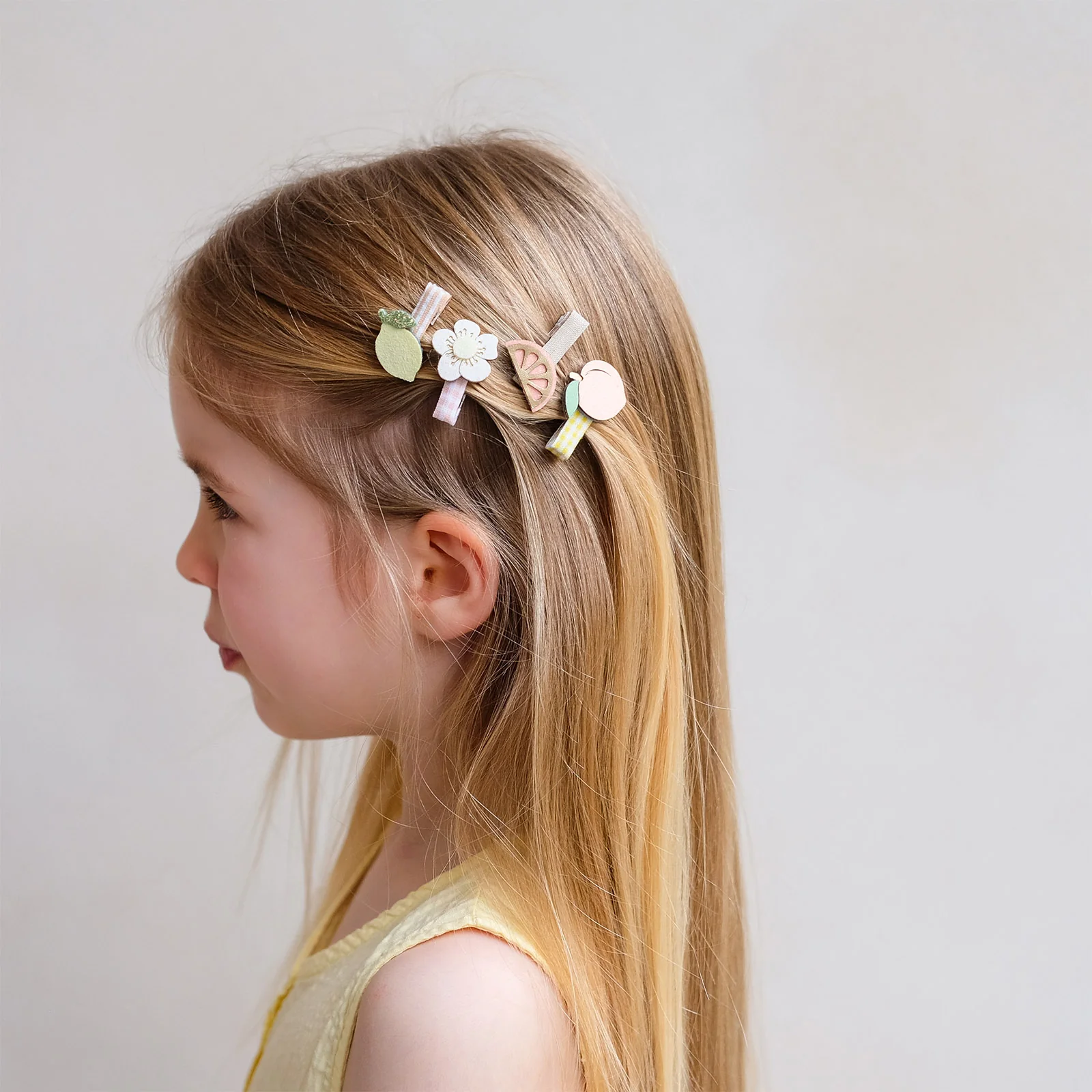 Mimi & Lula Peachy Citrus Mini Hair Clips - Image 3