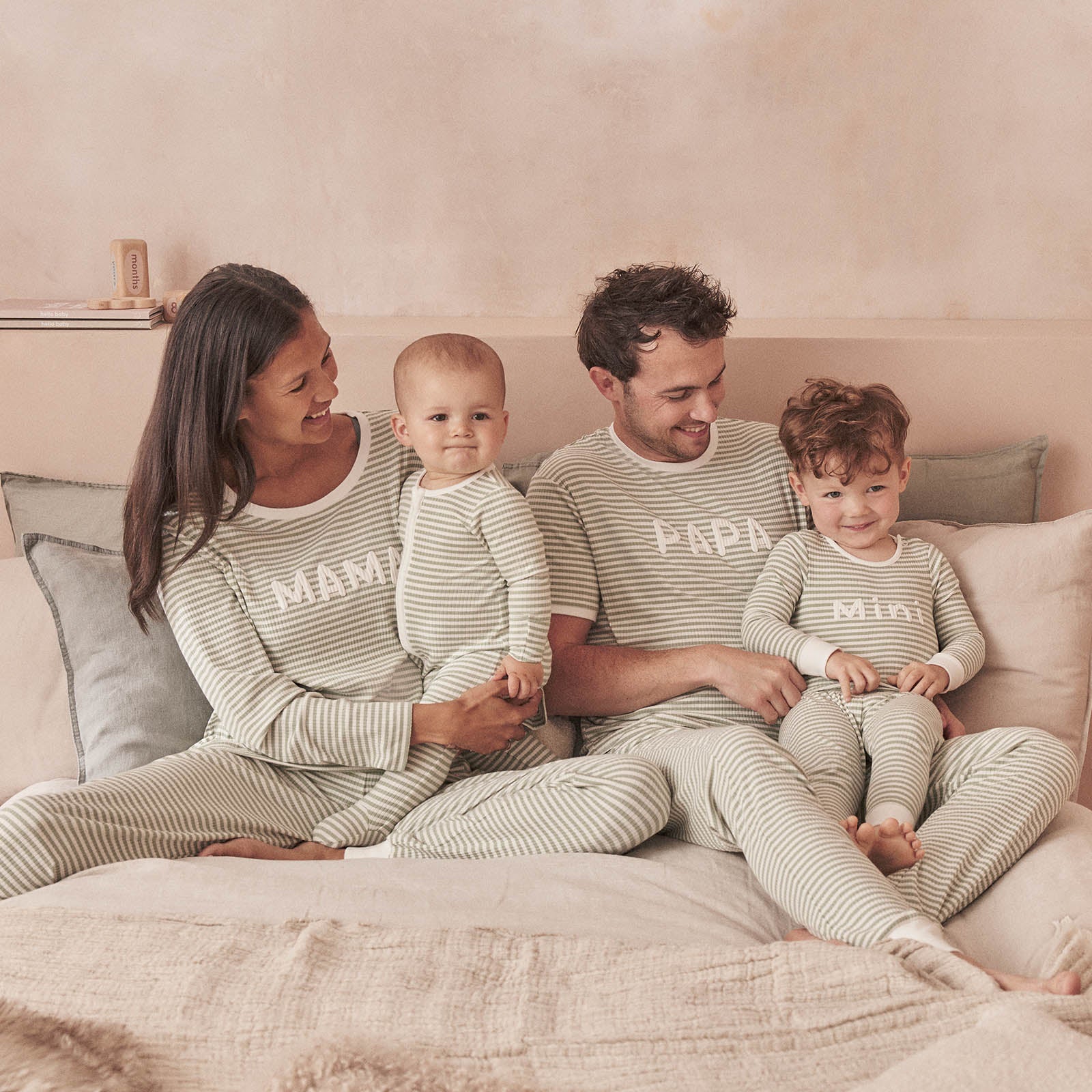 Mini Striped Ribbed Pyjamas - Image 6