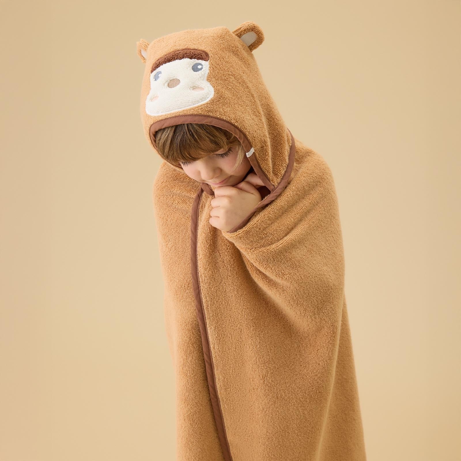 Monkey Baby & Kids Hooded Bath Towel