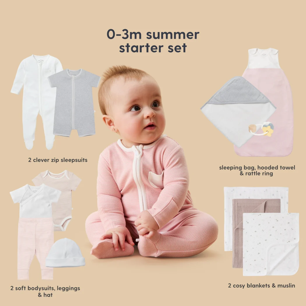 MORI Newborn Baby Starter 12-Piece Essentials Set - Image 18