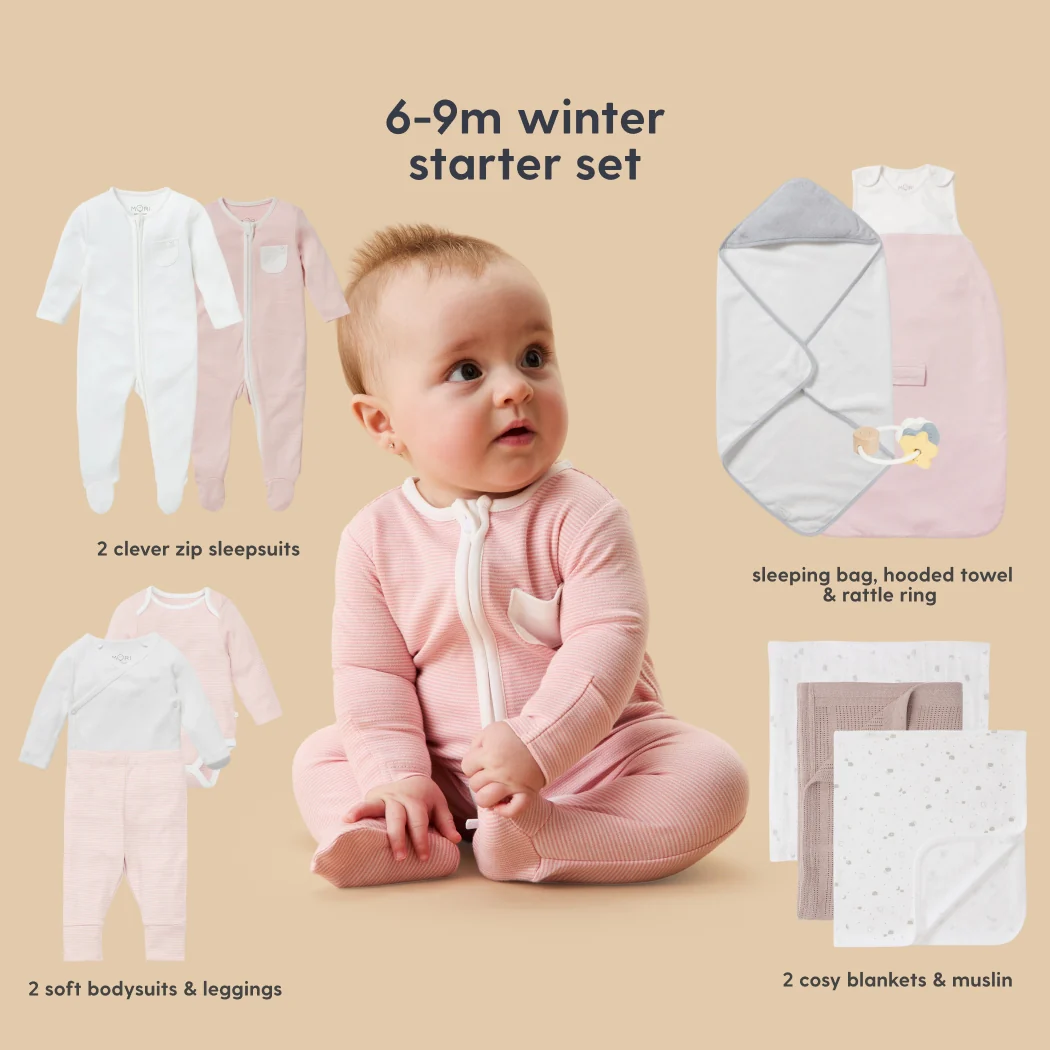 MORI Newborn Baby Starter 12-Piece Essentials Set - Image 23