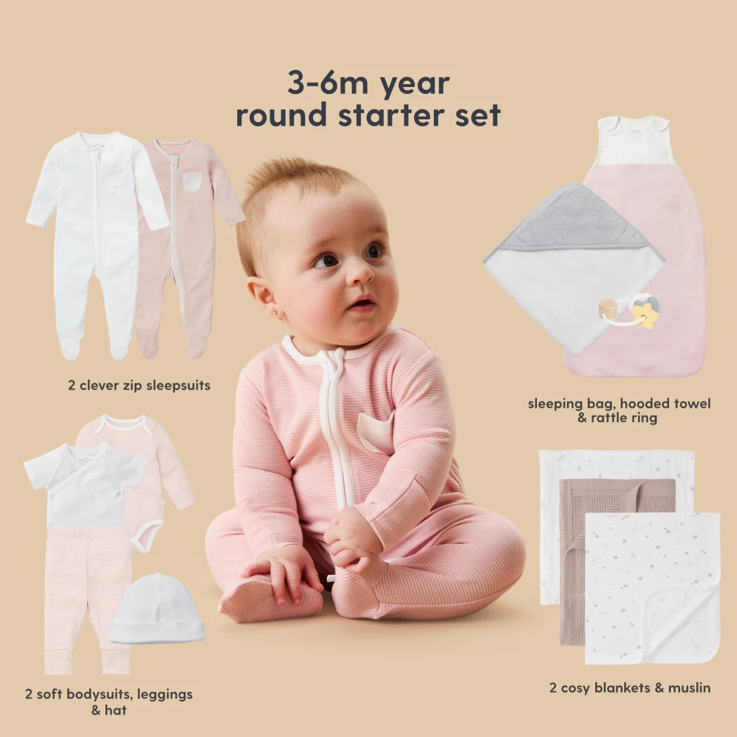 MORI Newborn Baby Starter 12-Piece Essentials Set - Image 25