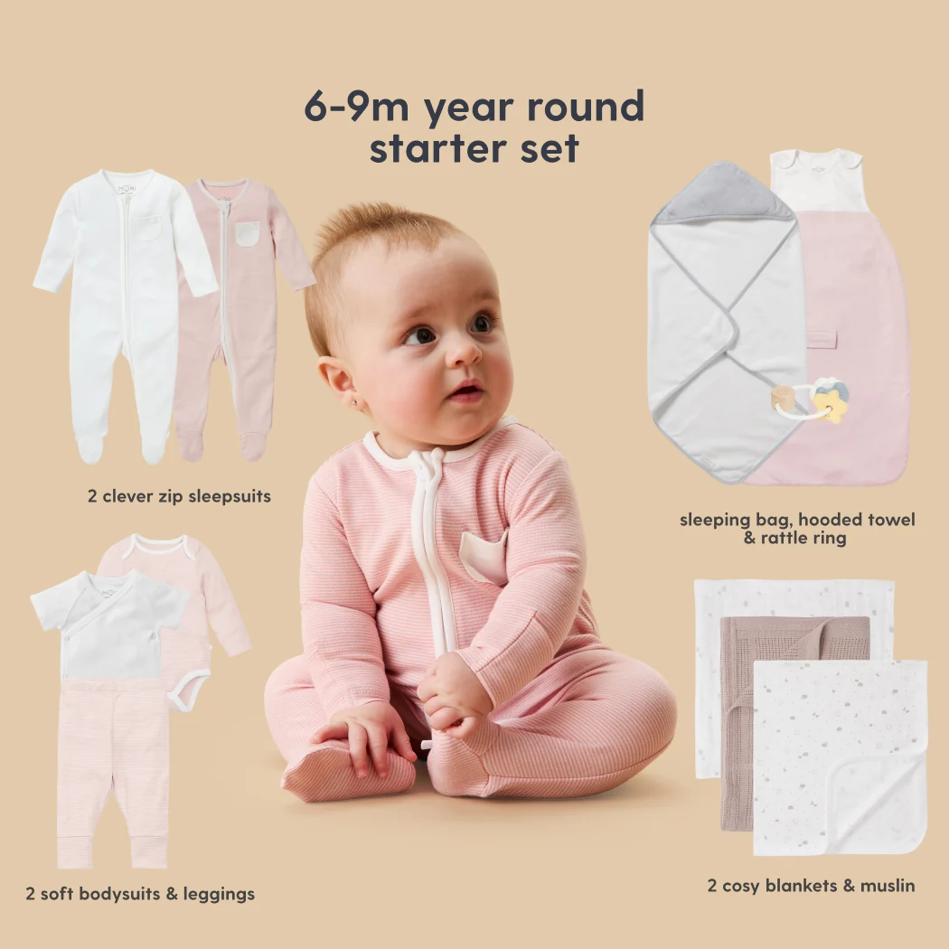 MORI Newborn Baby Starter 12-Piece Essentials Set - Image 26