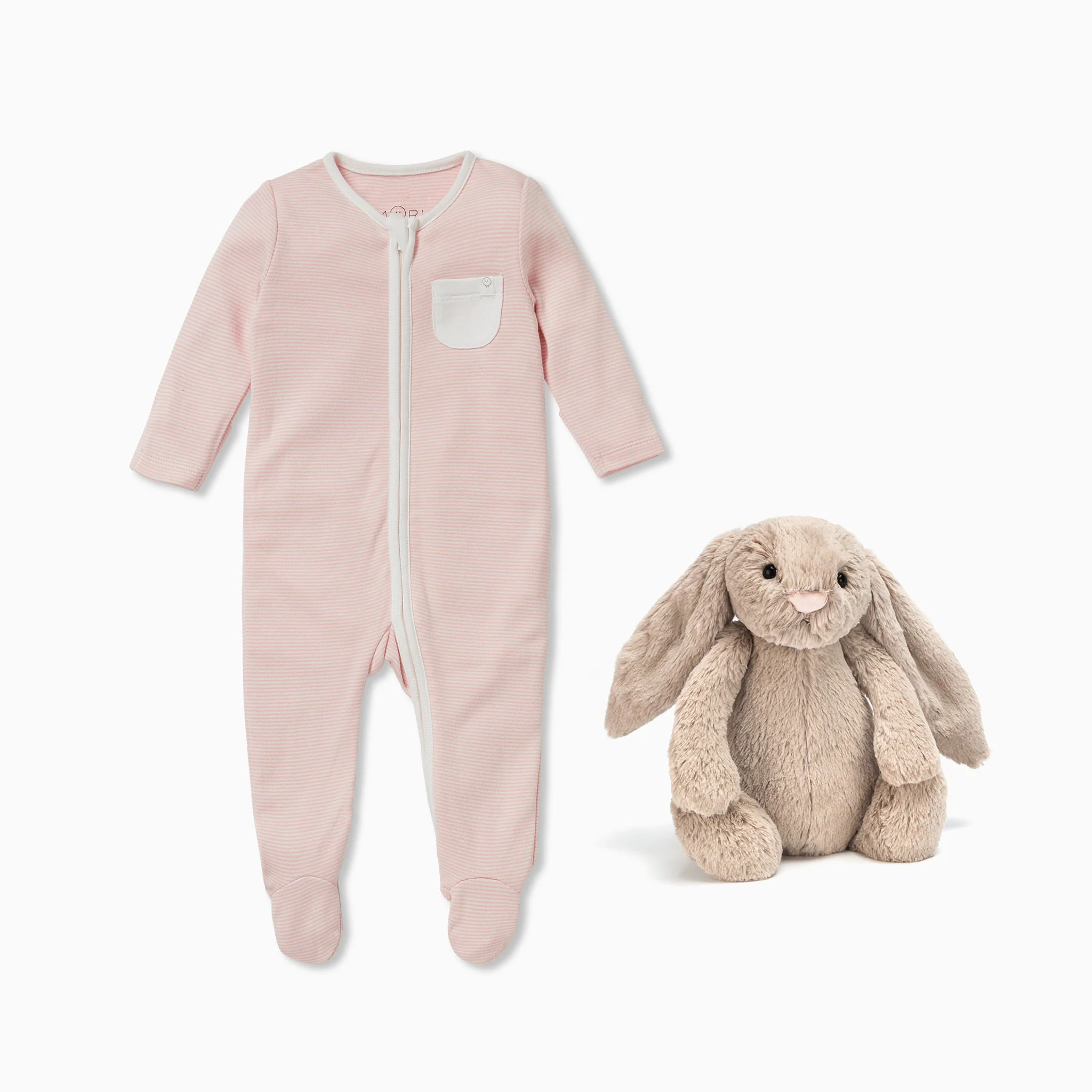 MORI Personalised Sleepsuit & Jellycat Soft Toy Set - Image 17