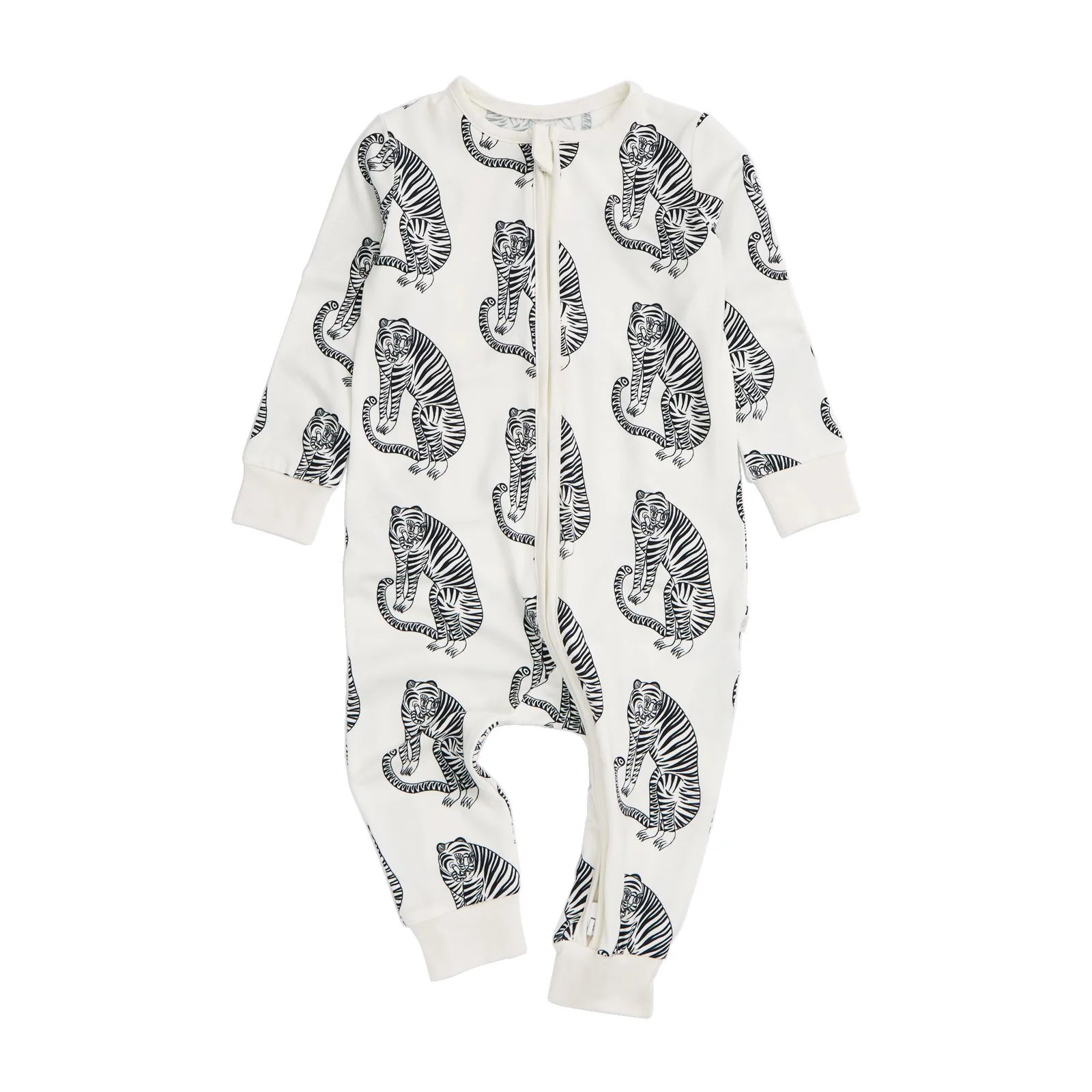 MORI x Desmond & Dempsey Tiger Clever Zip Sleepsuit - Image 6