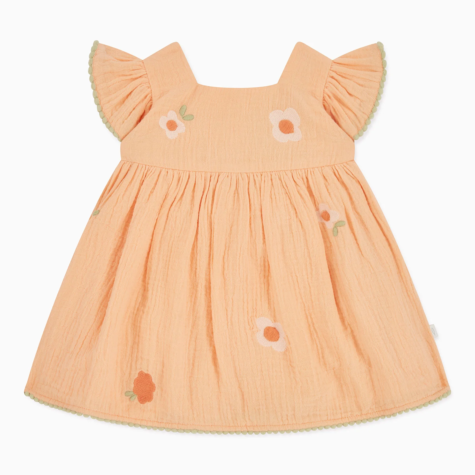 Muslin Frilled Dress and Knicker Set - Image 2