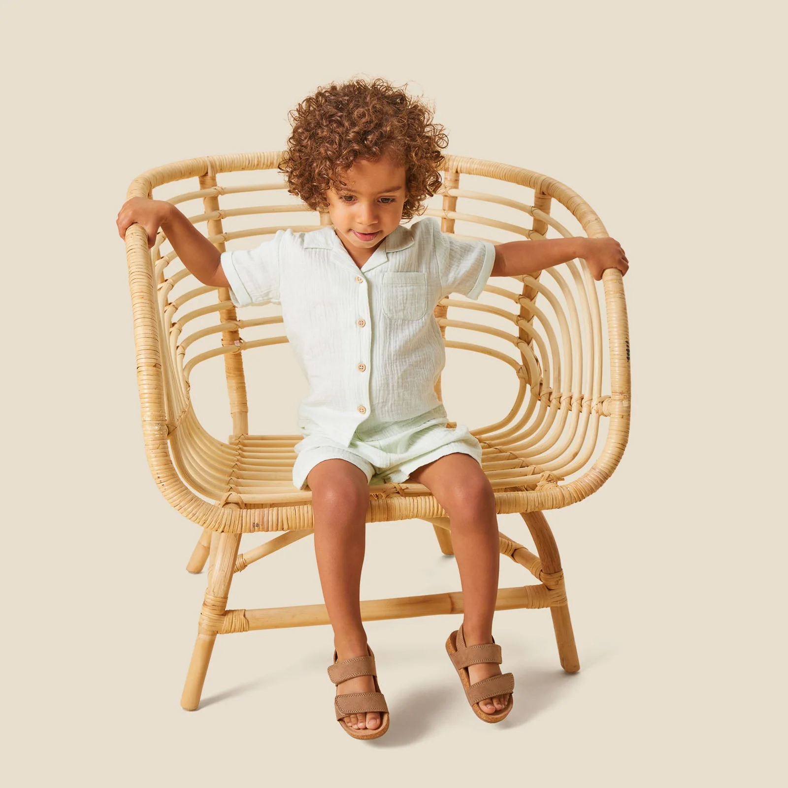 Muslin Shirt & Shorts Outfit - Image 2