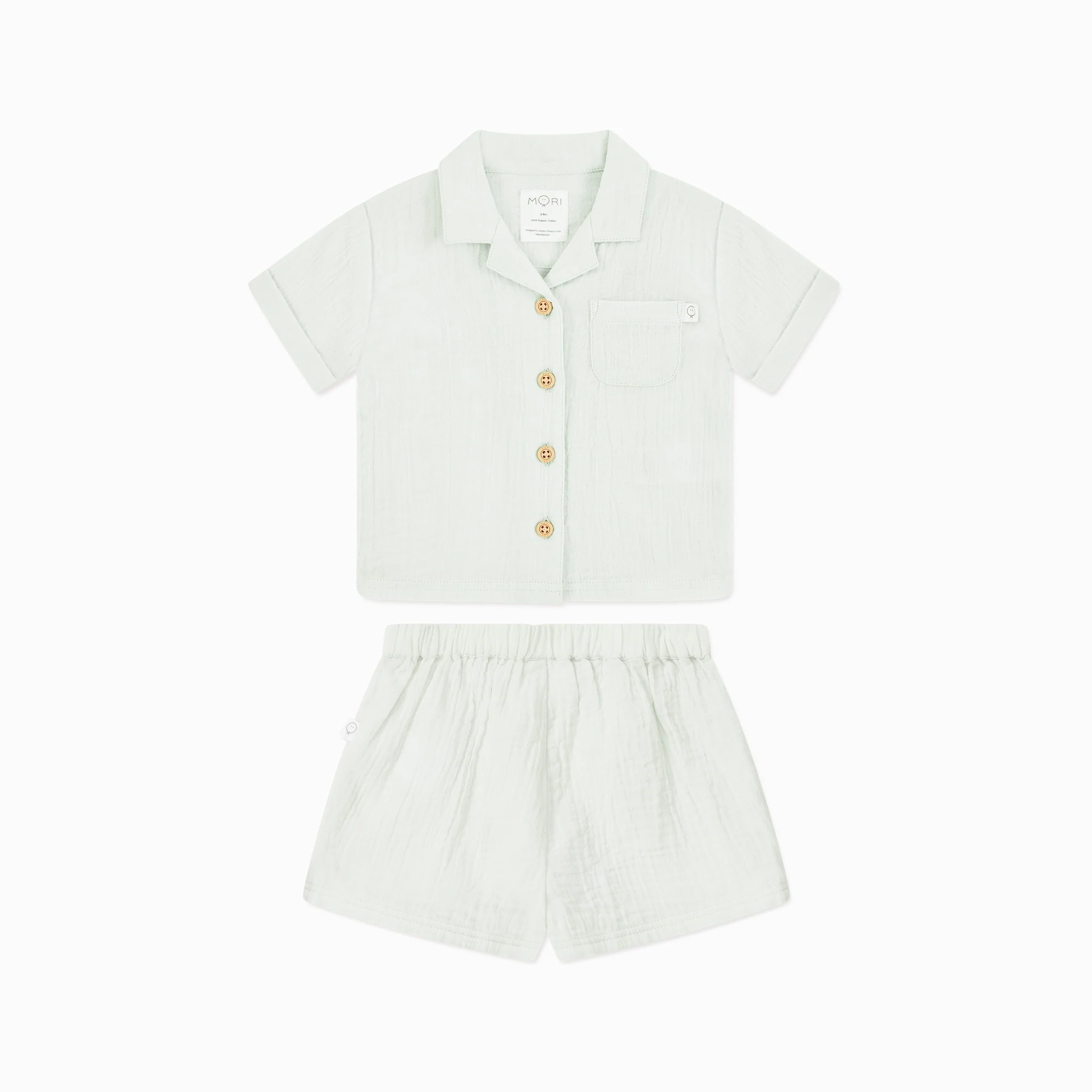 Muslin Shirt & Shorts Outfit - Image 3