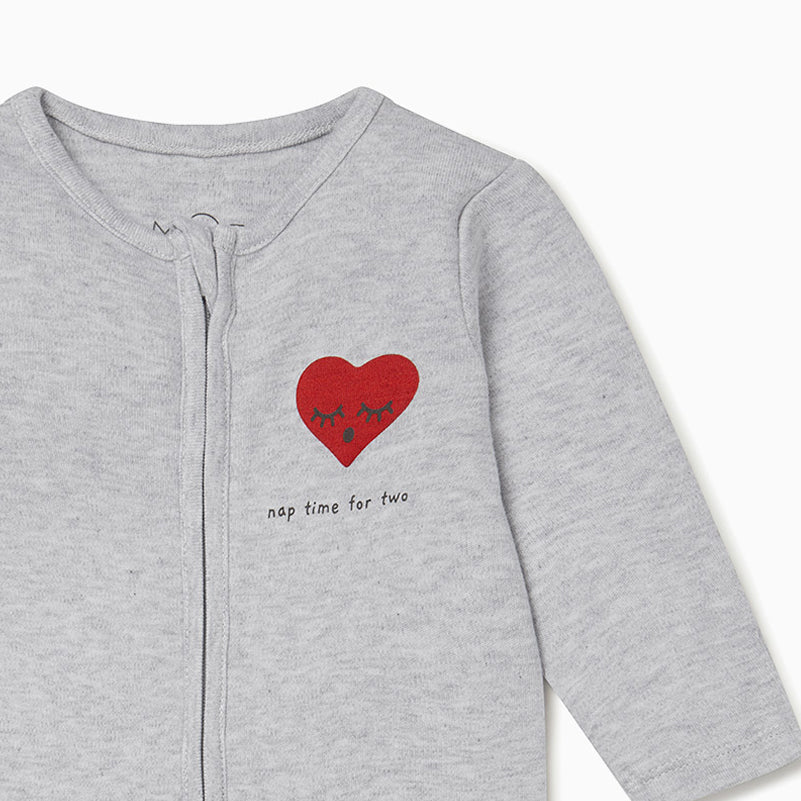 Nap Time Zip-Up Sleepsuit 4 Pack - Image 2