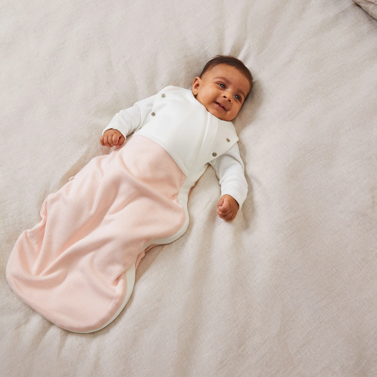Newborn Swaddle Bag - Grey - Image 2