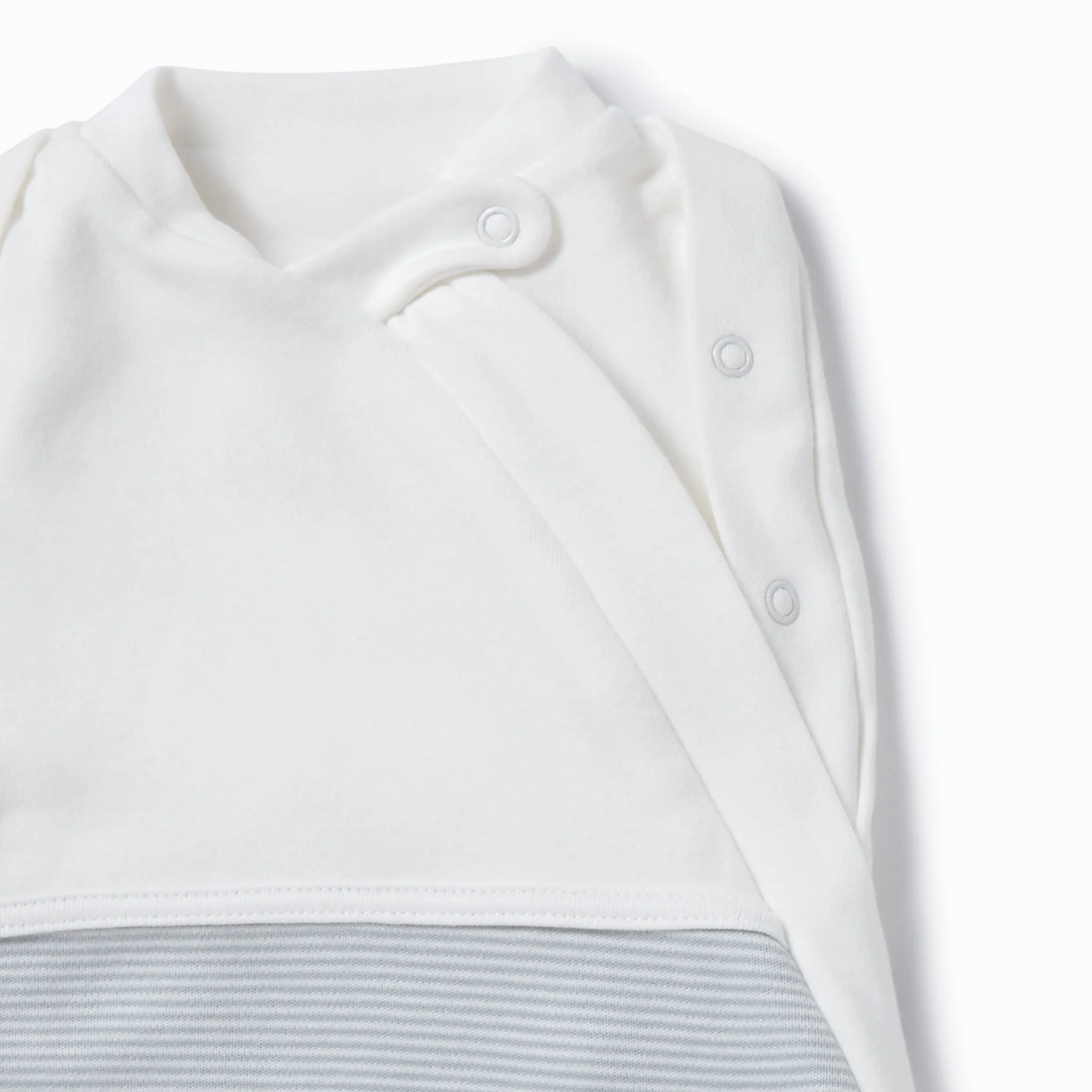 Newborn Swaddle Bag - Blue Stripe - Image 4