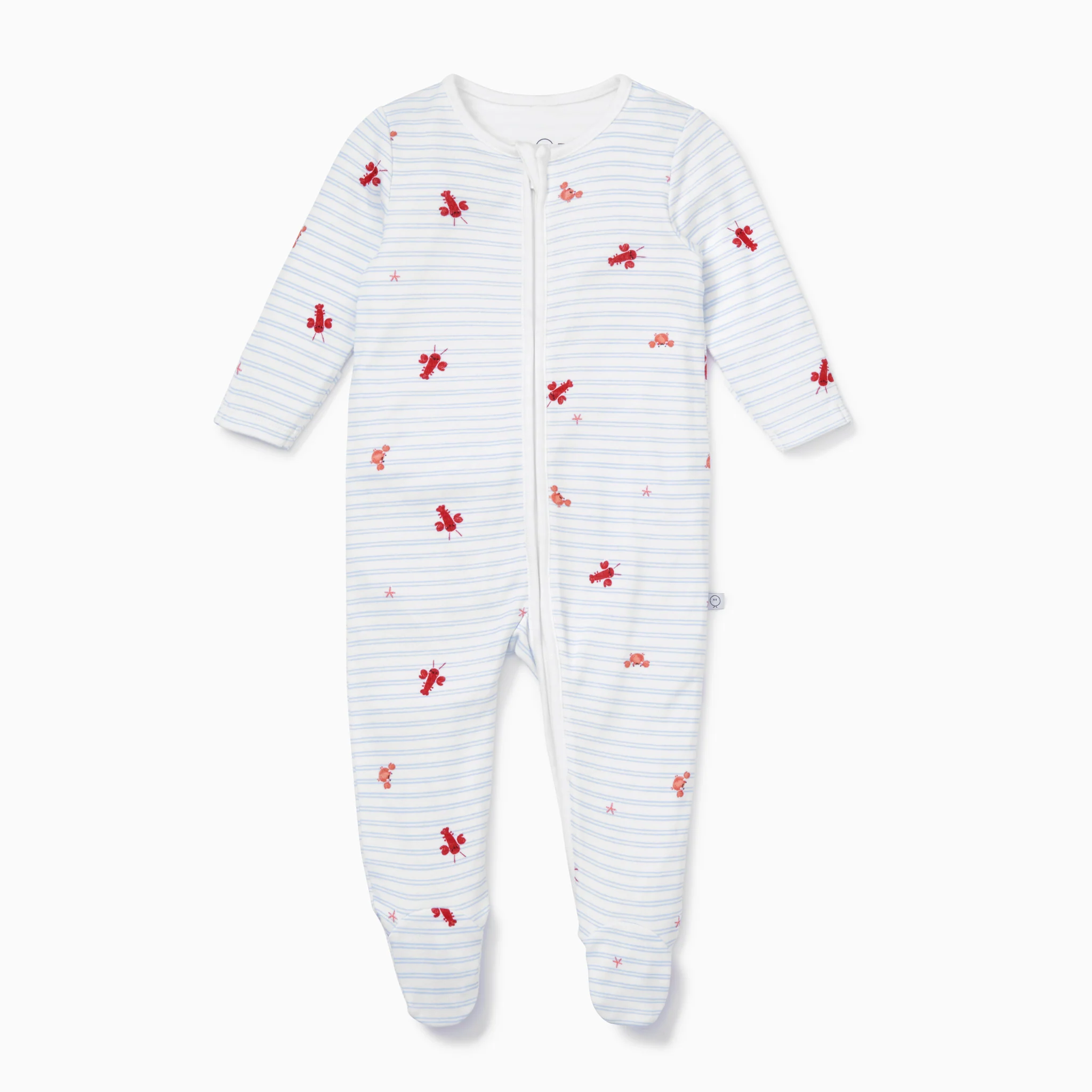 Ocean & Coral Zip-Up Sleepsuit 4 Pack - Image 3