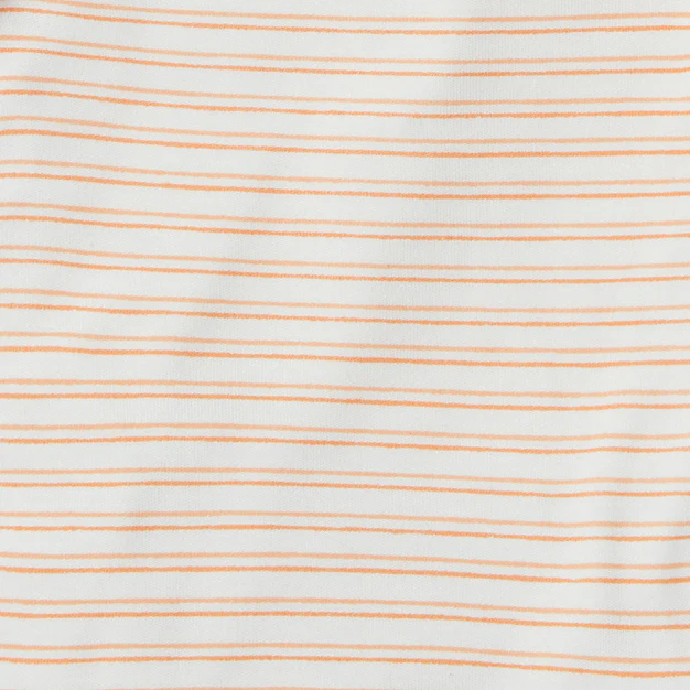 Orange Stripe Clever Zip Sleepsuit - Image 5