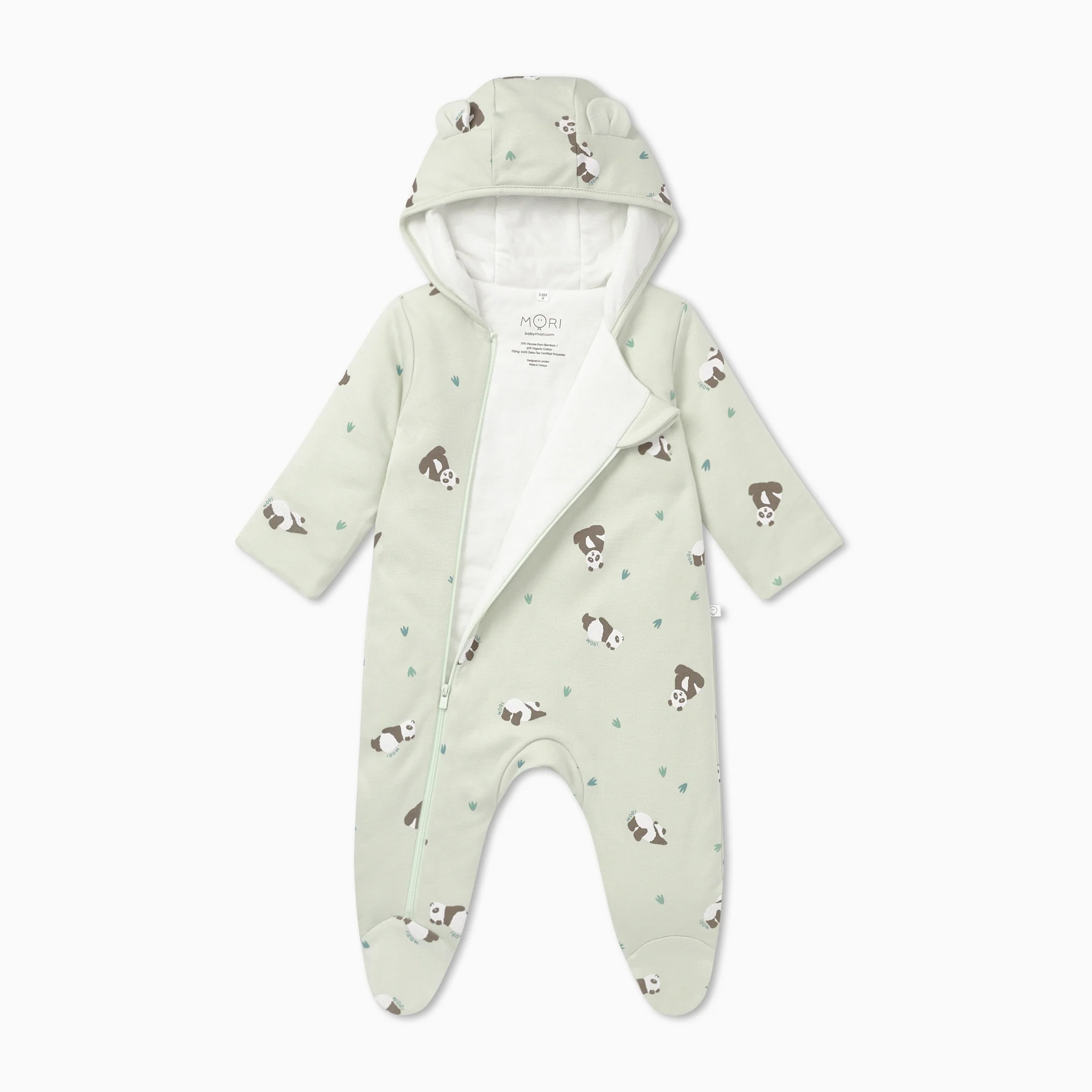 Panda Print Pramsuit - Image 3
