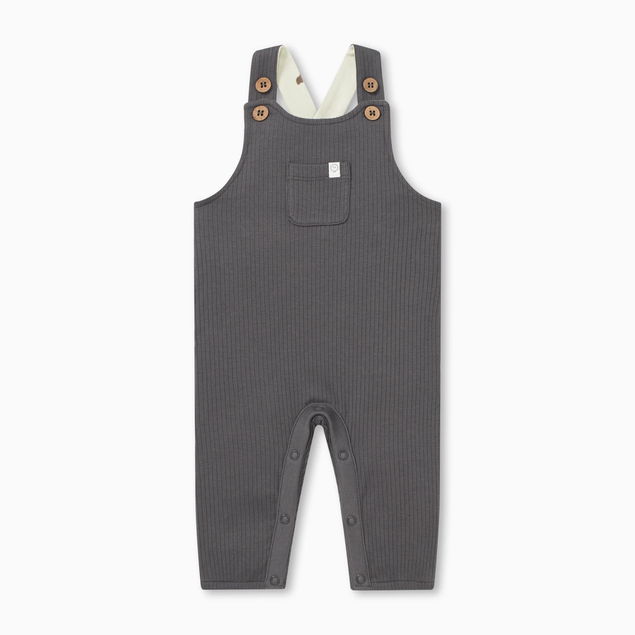 Panda Ribbed Dungarees