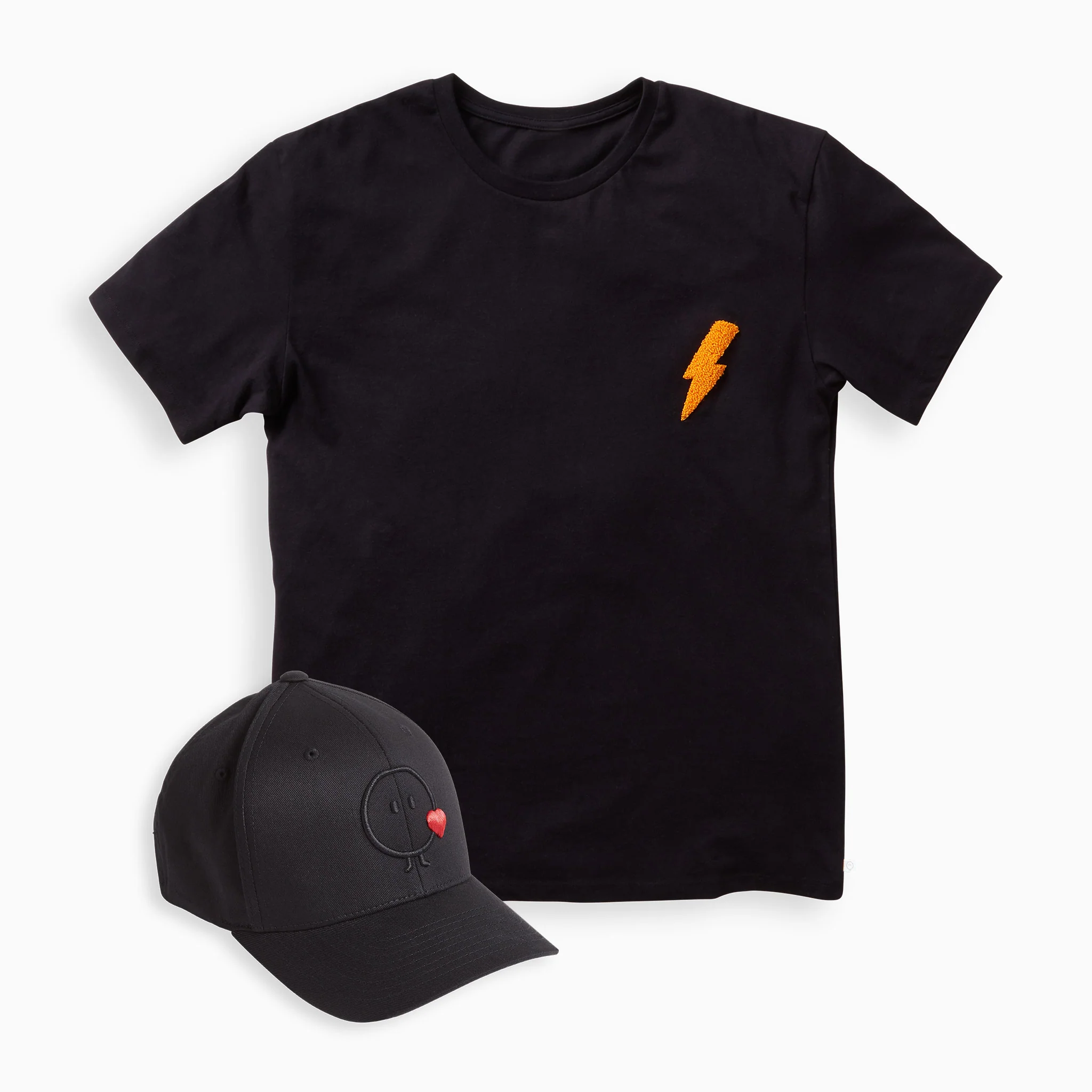 Papa Heart Cap & T-Shirt Set