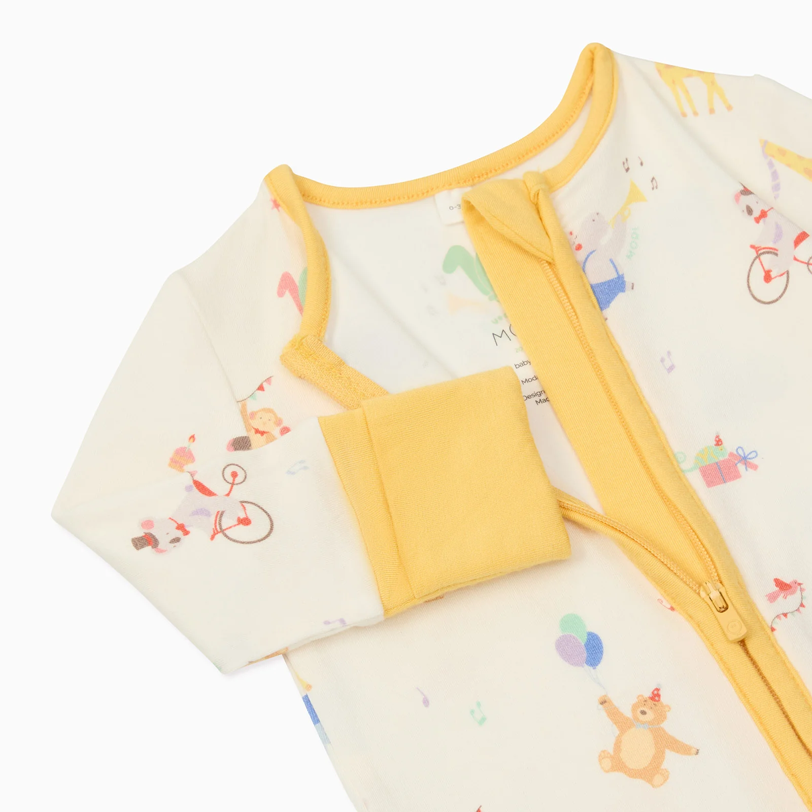 Party Animals Clever Zip Sleepsuit - Image 6