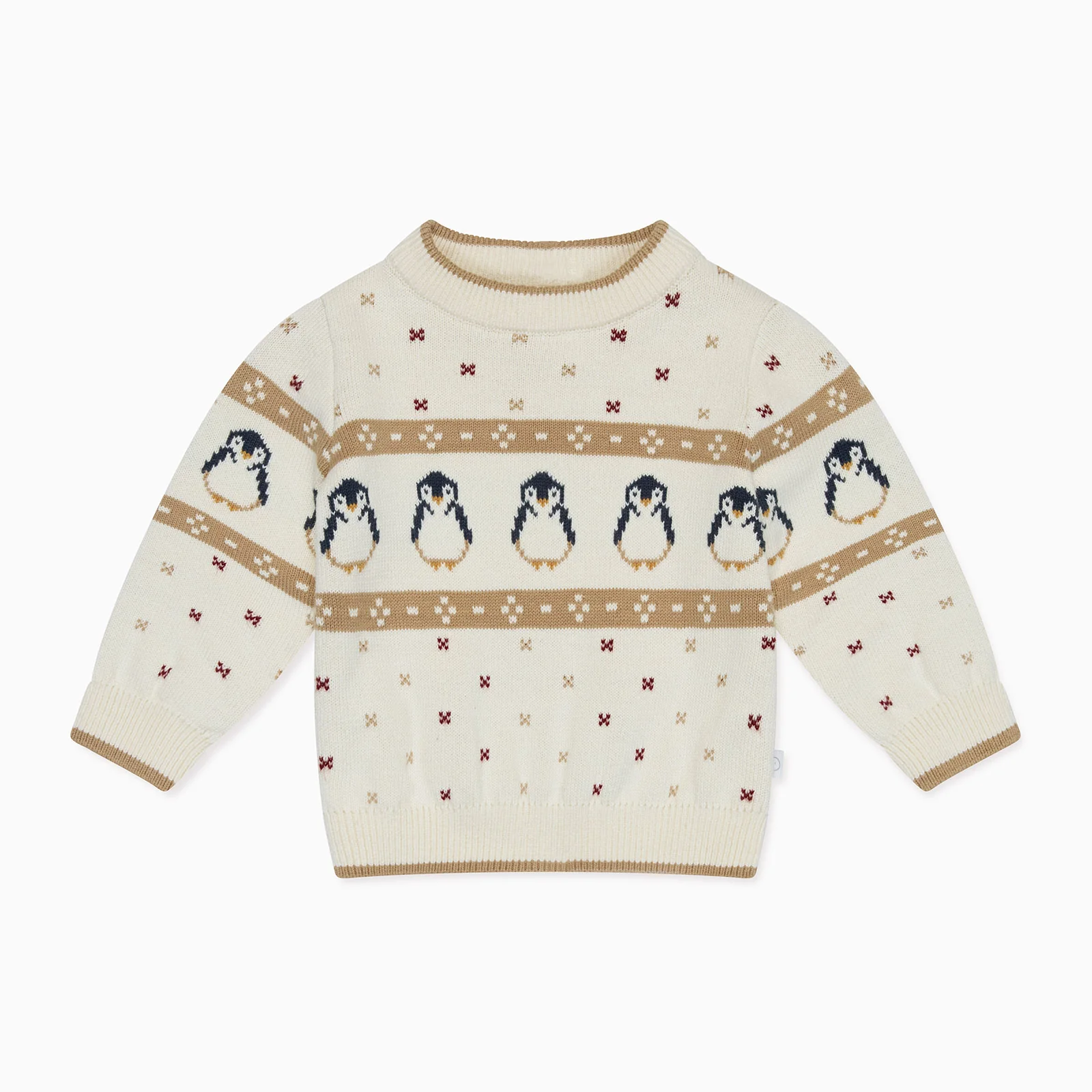 Penguin Fair Isle Knitted Jumper - Image 2