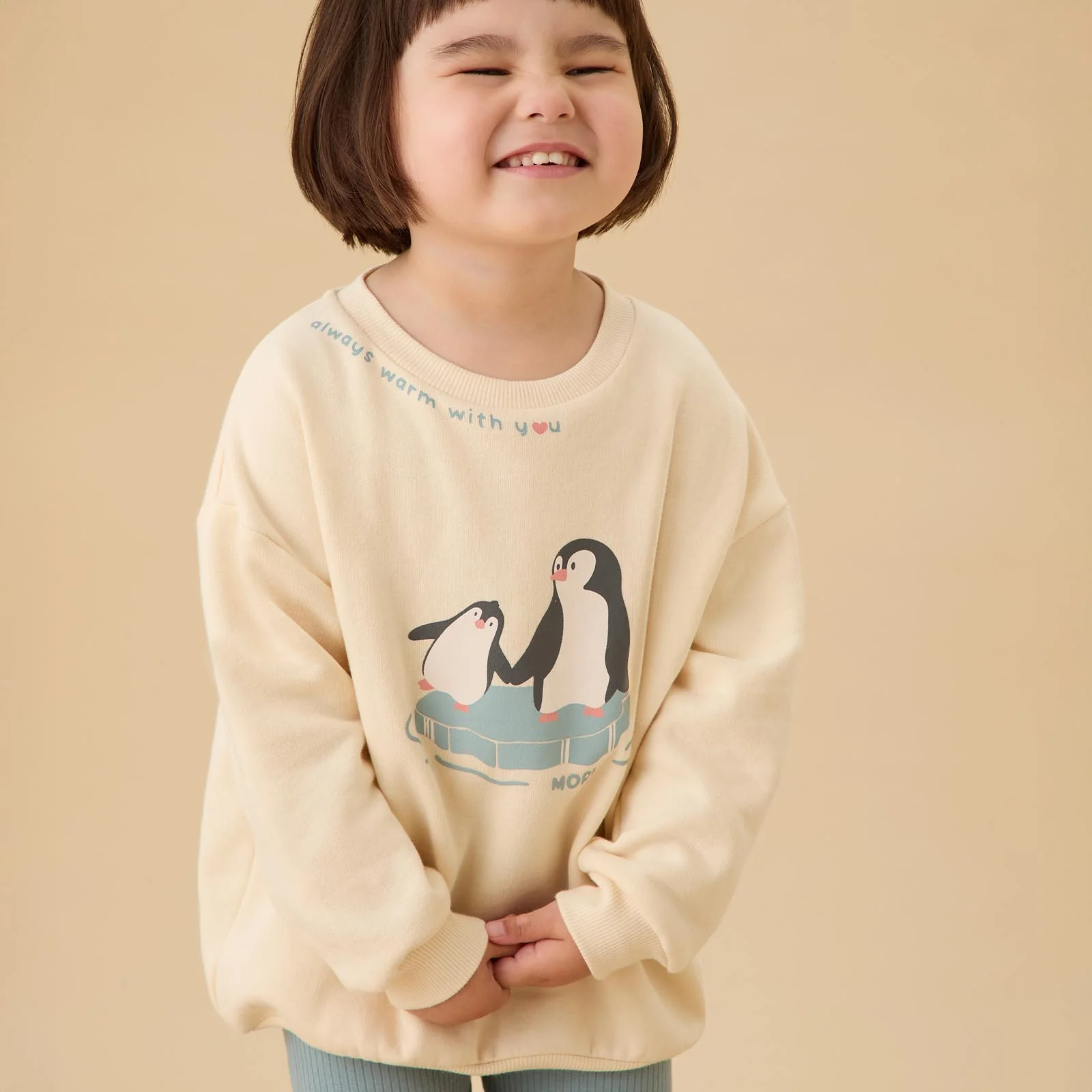 Penguin Family Oversized Sweatshirt