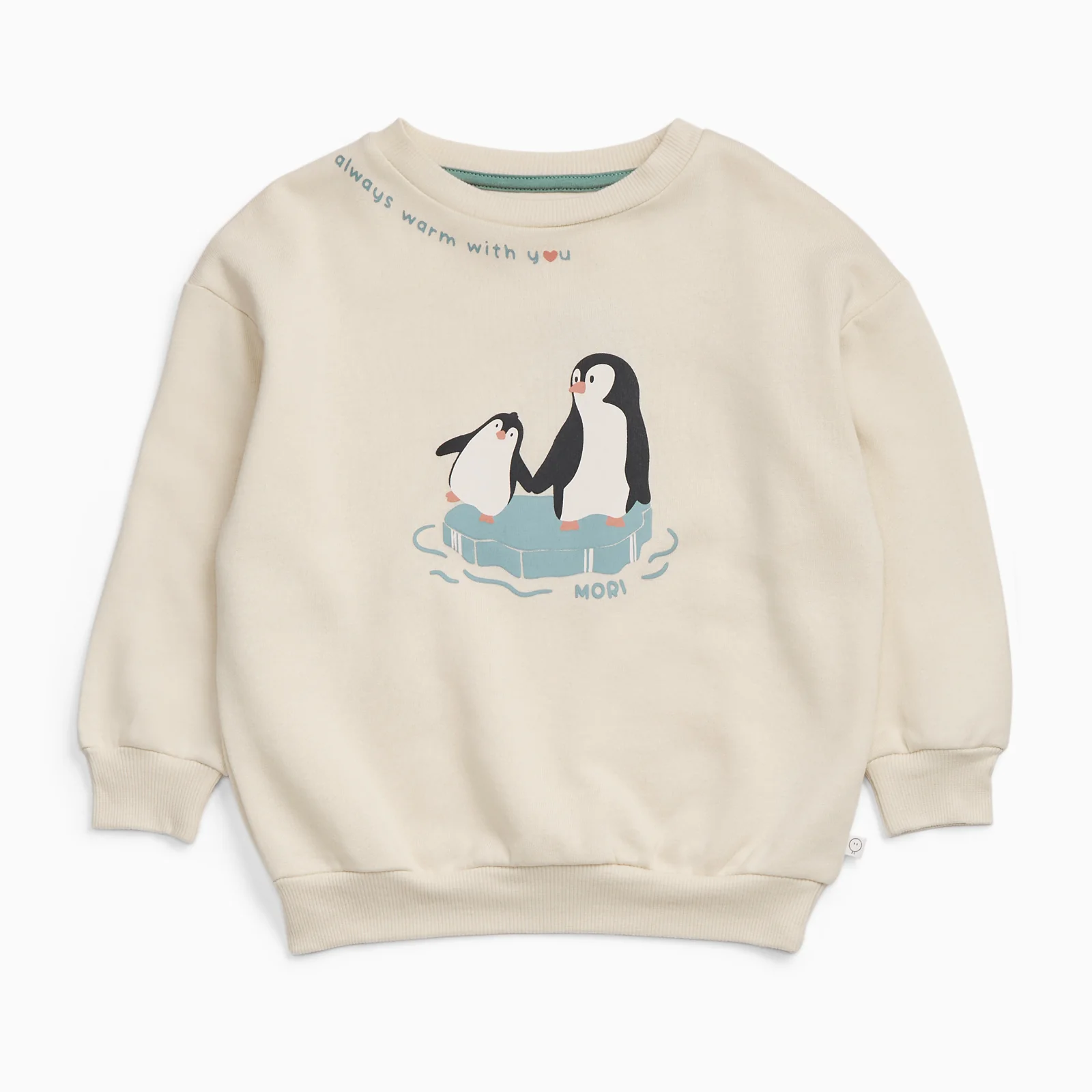 Penguin Family Oversized Sweatshirt - Image 2