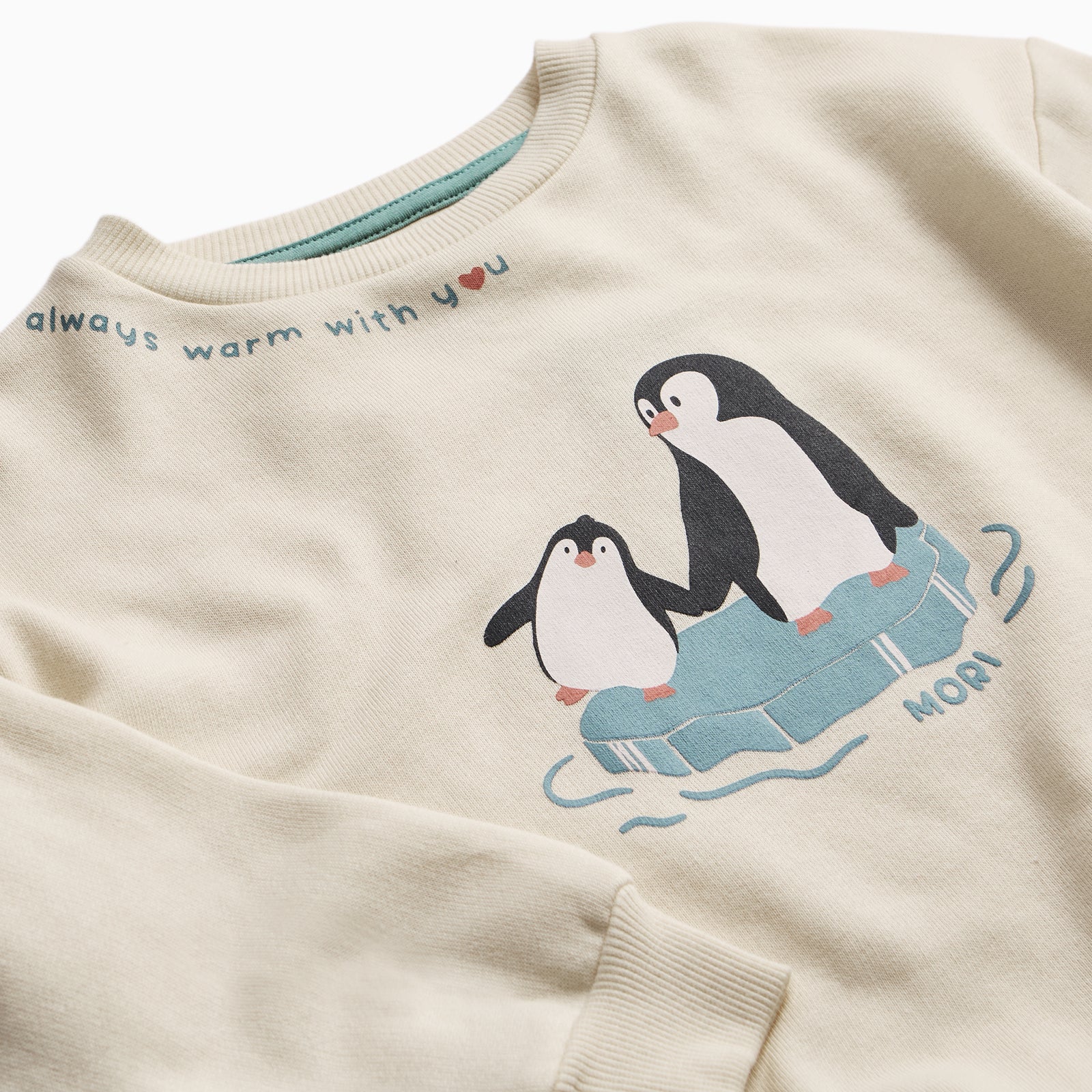 Penguin Family Oversized Sweatshirt - Image 3