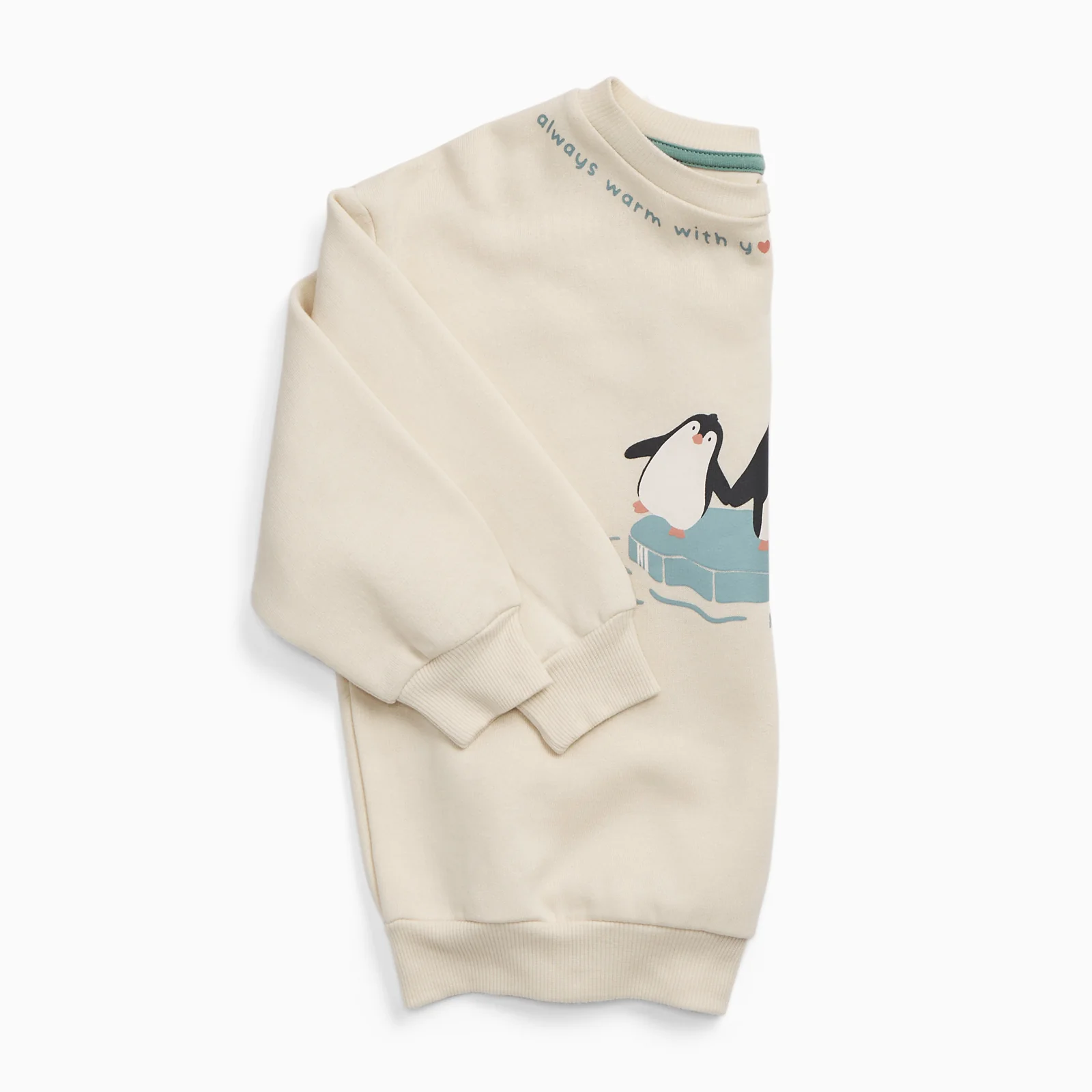 Penguin Family Oversized Sweatshirt - Image 4