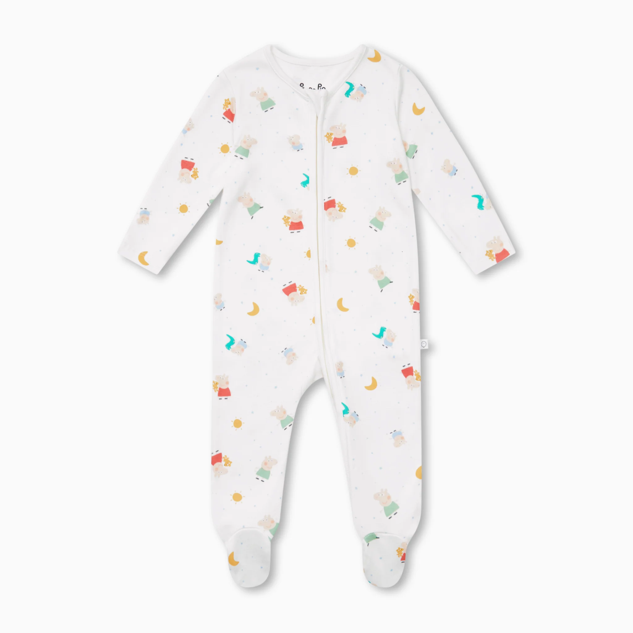 Peppa Pig Clever Zip Sleepsuit - Image 2