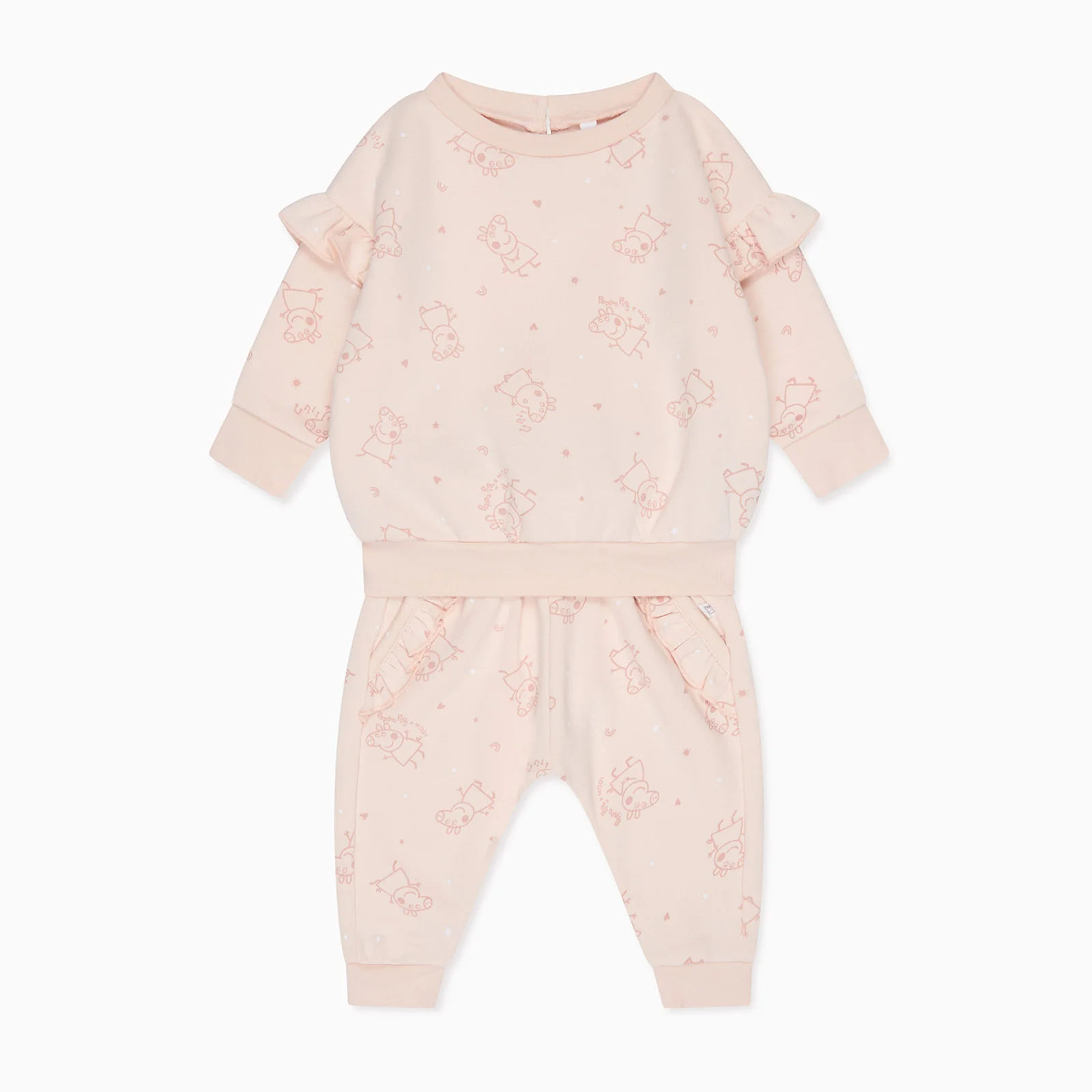 Peppa Pig Frilled Sweatshirt & Joggers Outfit - Image 3