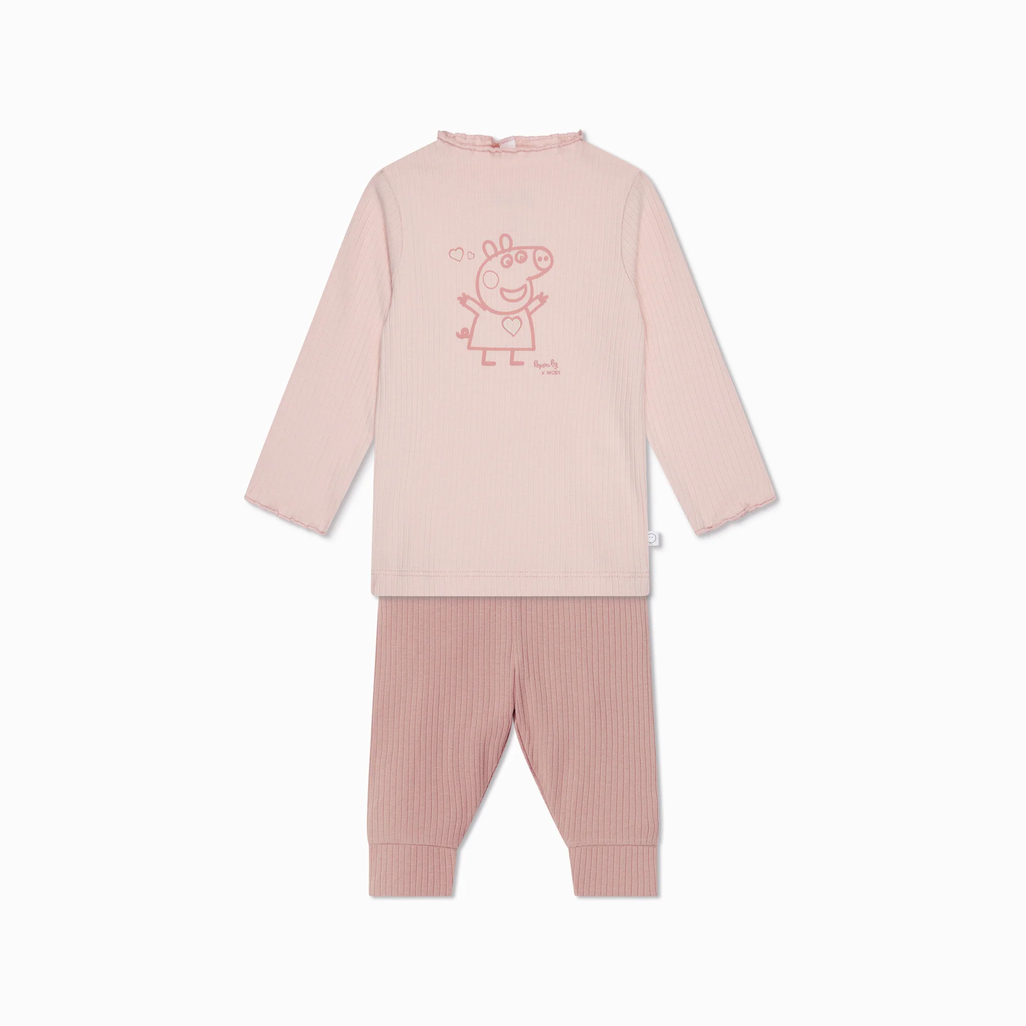 Peppa Pig Ribbed Top & Leggings Outfit - Image 2