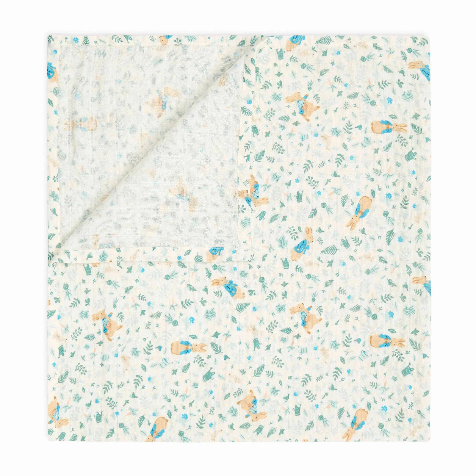 Peter Rabbit Printed Organic Muslin 3 Pack - Image 3