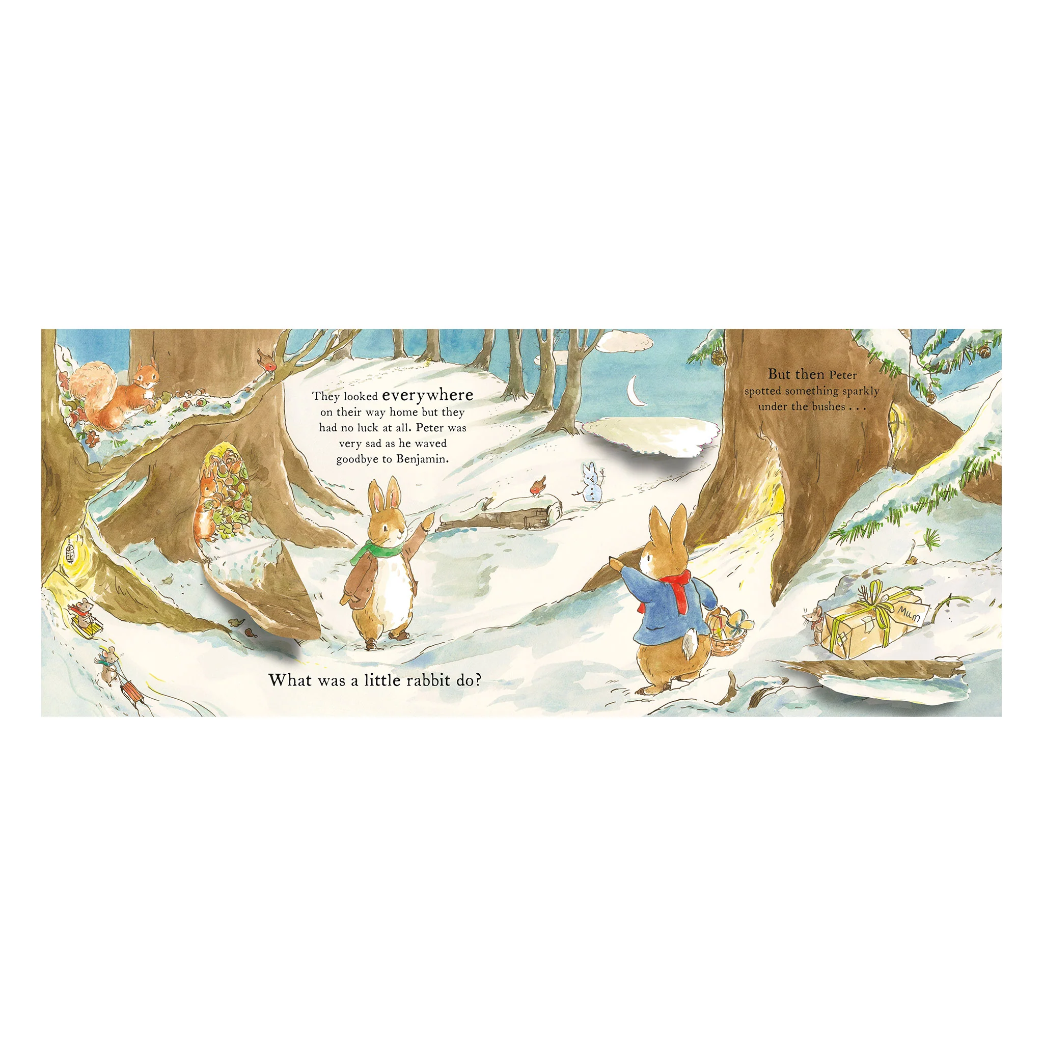 Peter Rabbit The Christmas Present Hunt: A Lift-the-Flap Book - Image 2