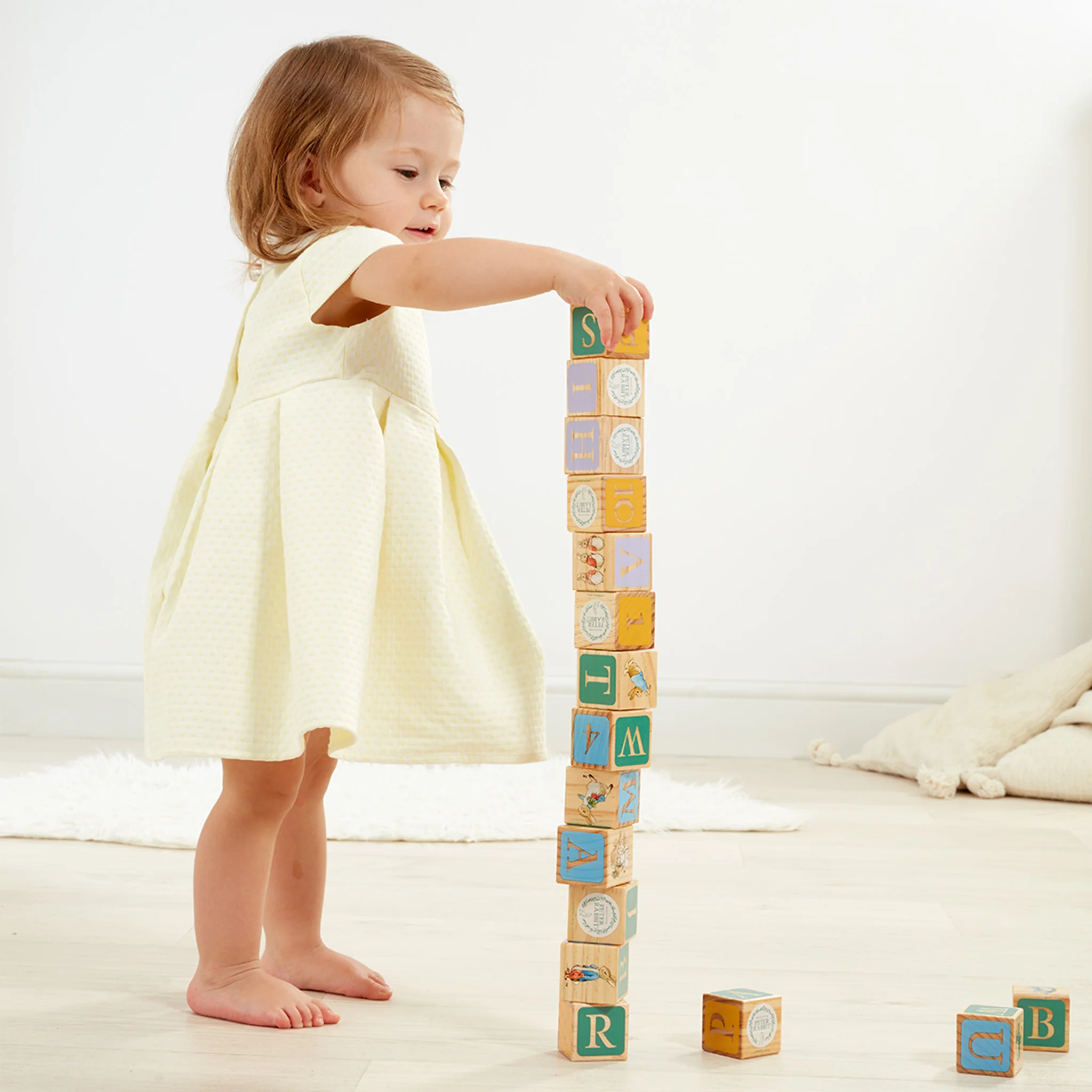 Peter Rabbit Wooden Alphabet Blocks - Image 3