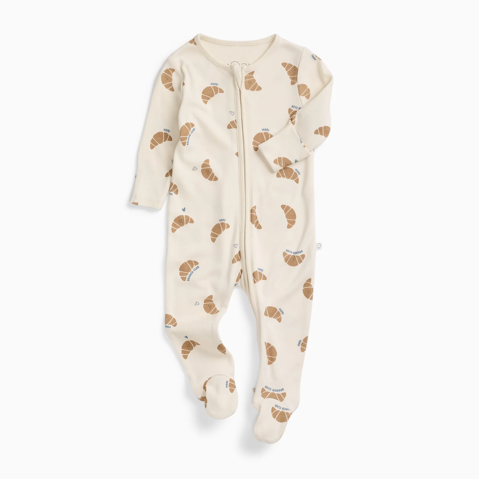 Petit Croissant Clever Zip Sleepsuit - Image 2