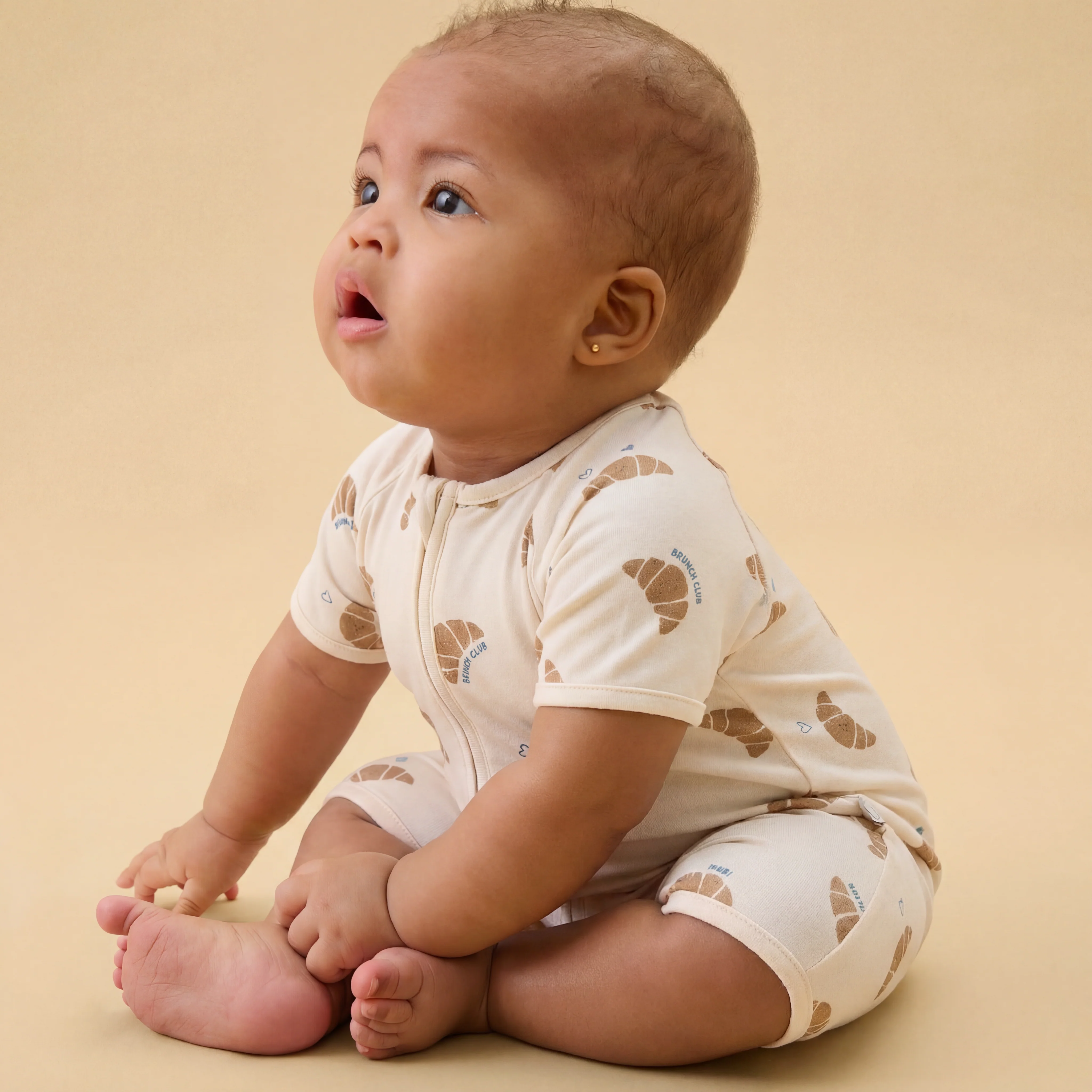 Petit Croissant Summer Sleepsuit