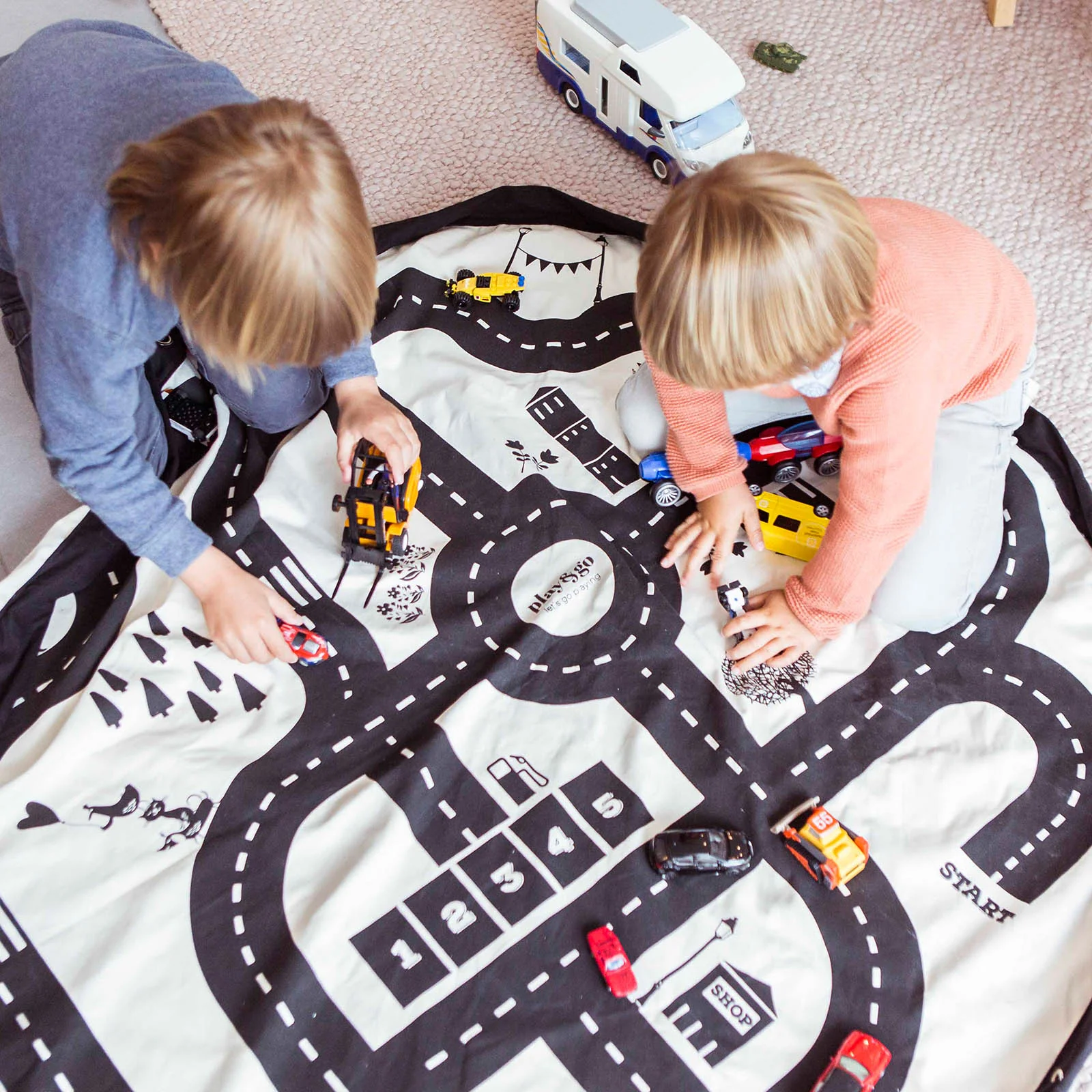 Play & Go Noomad Playmat and Storage Bag - Roadmap Thunderbolt - Image 5