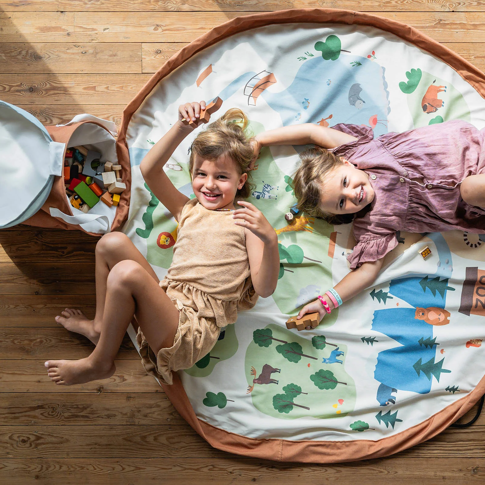 Play & Go Soo Playmat And Storage Basket - Zoo - Image 4
