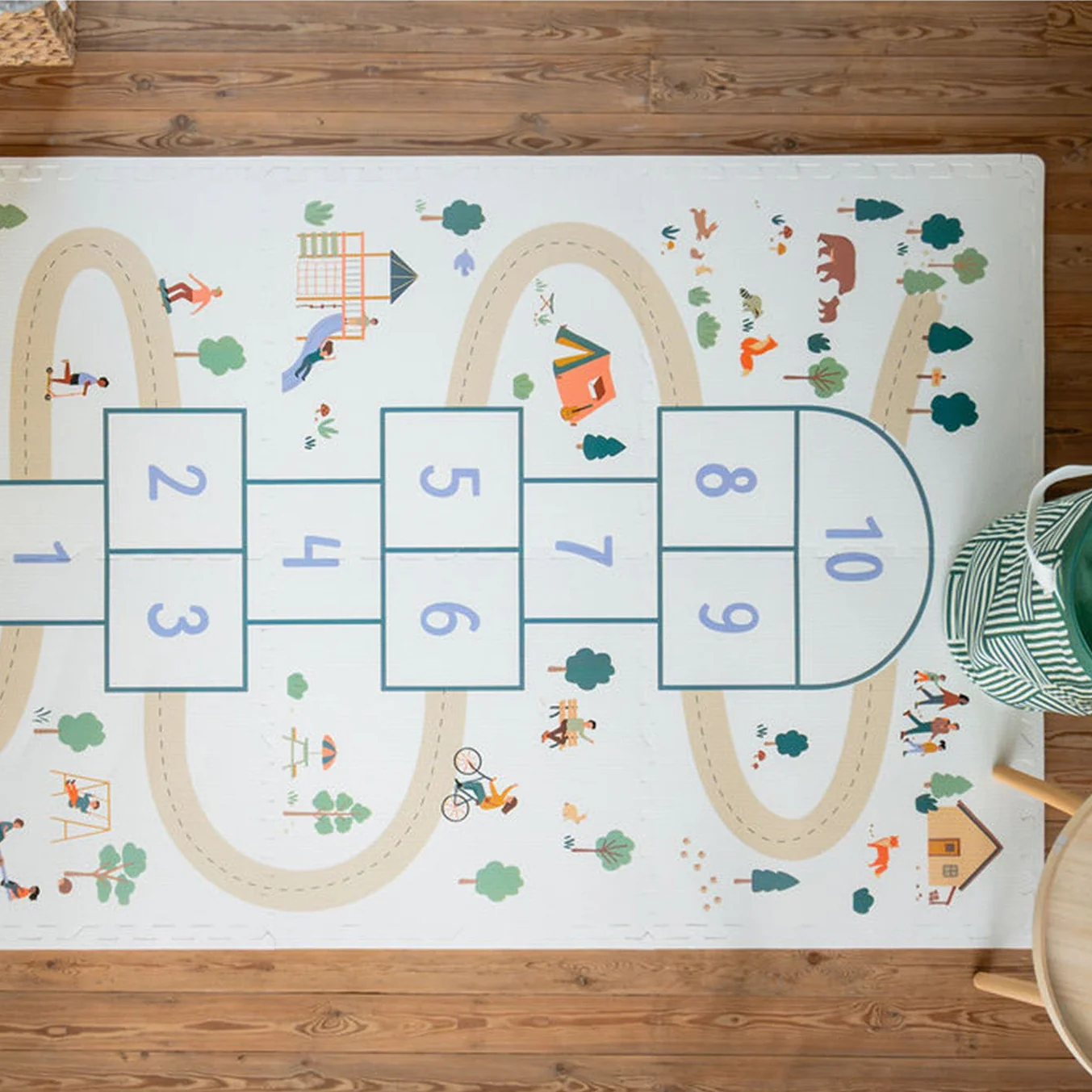 Play & Go Tiloo Puzzle Playmat - Hopscotch
