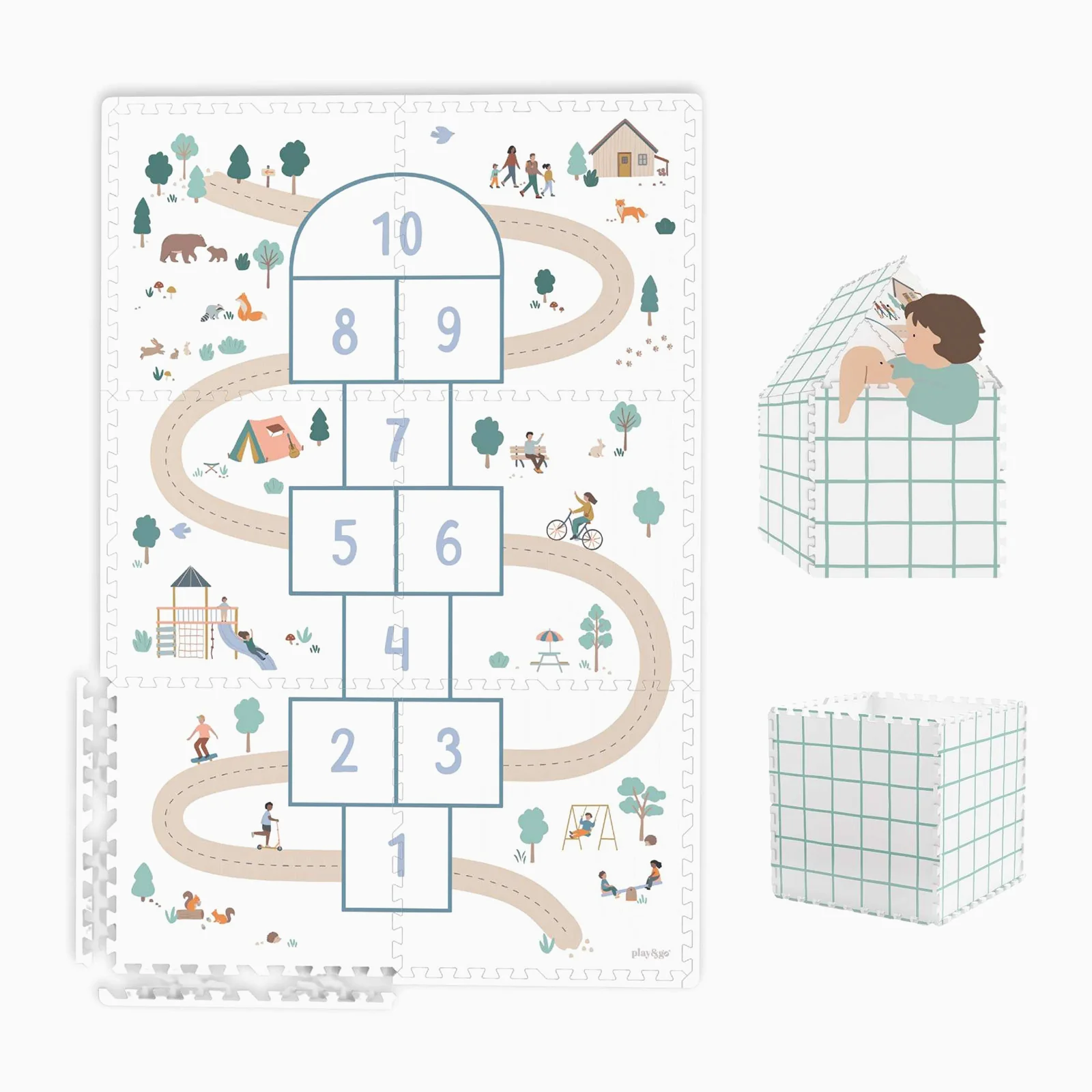 Play & Go Tiloo Puzzle Playmat - Hopscotch - Image 2
