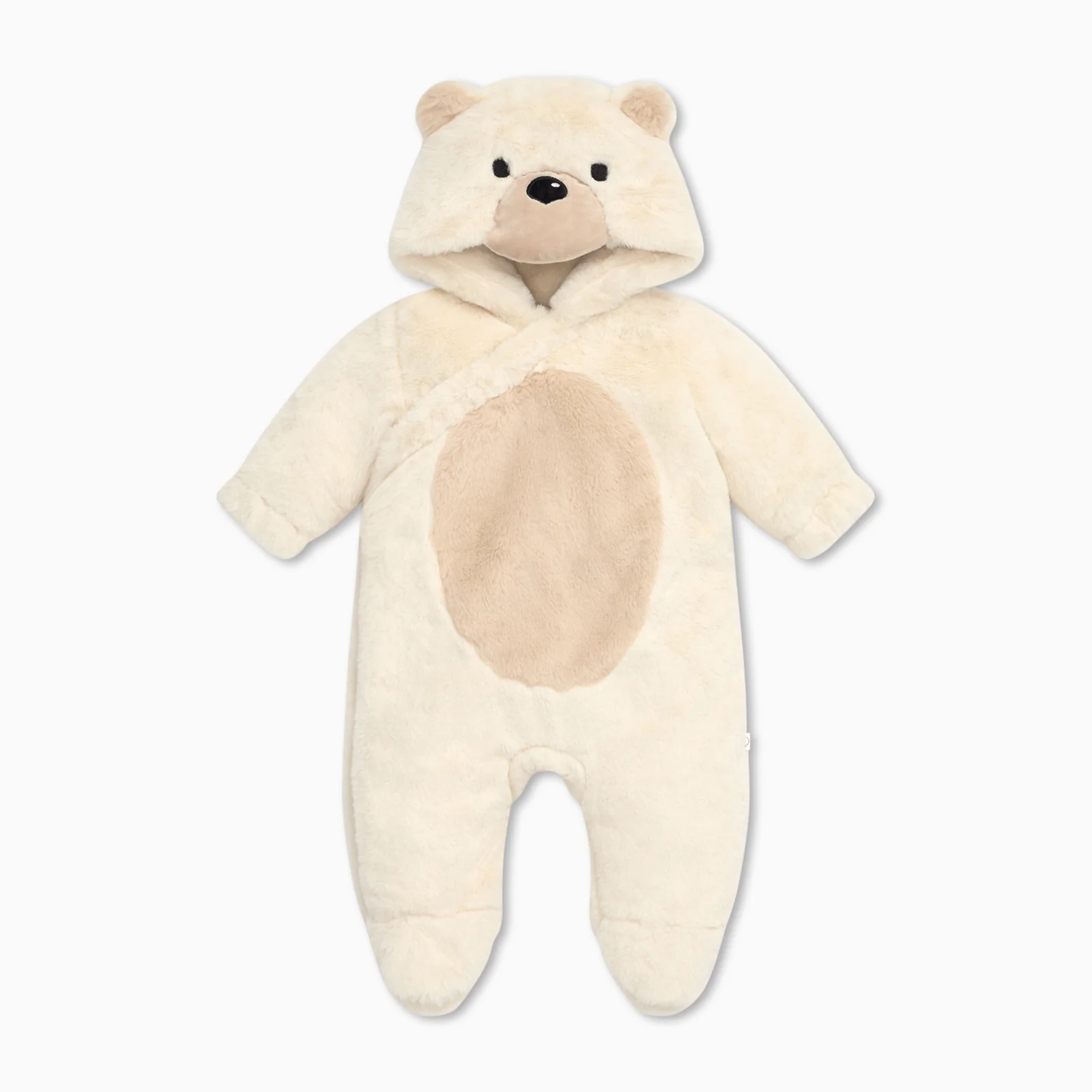 Polar Bear Faux Fur Pramsuit - Image 2