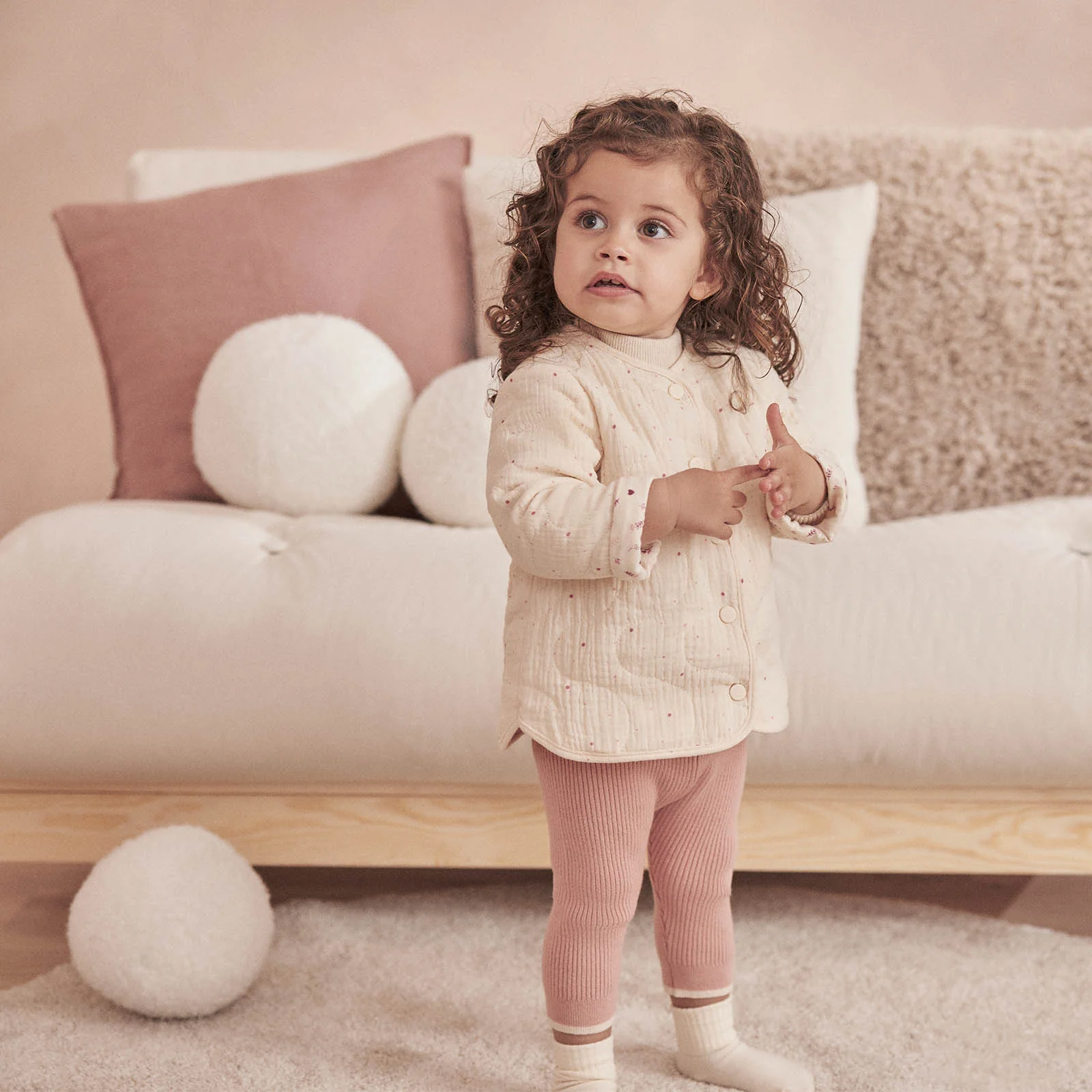 Polka Dot Quilted Jacket - Image 4