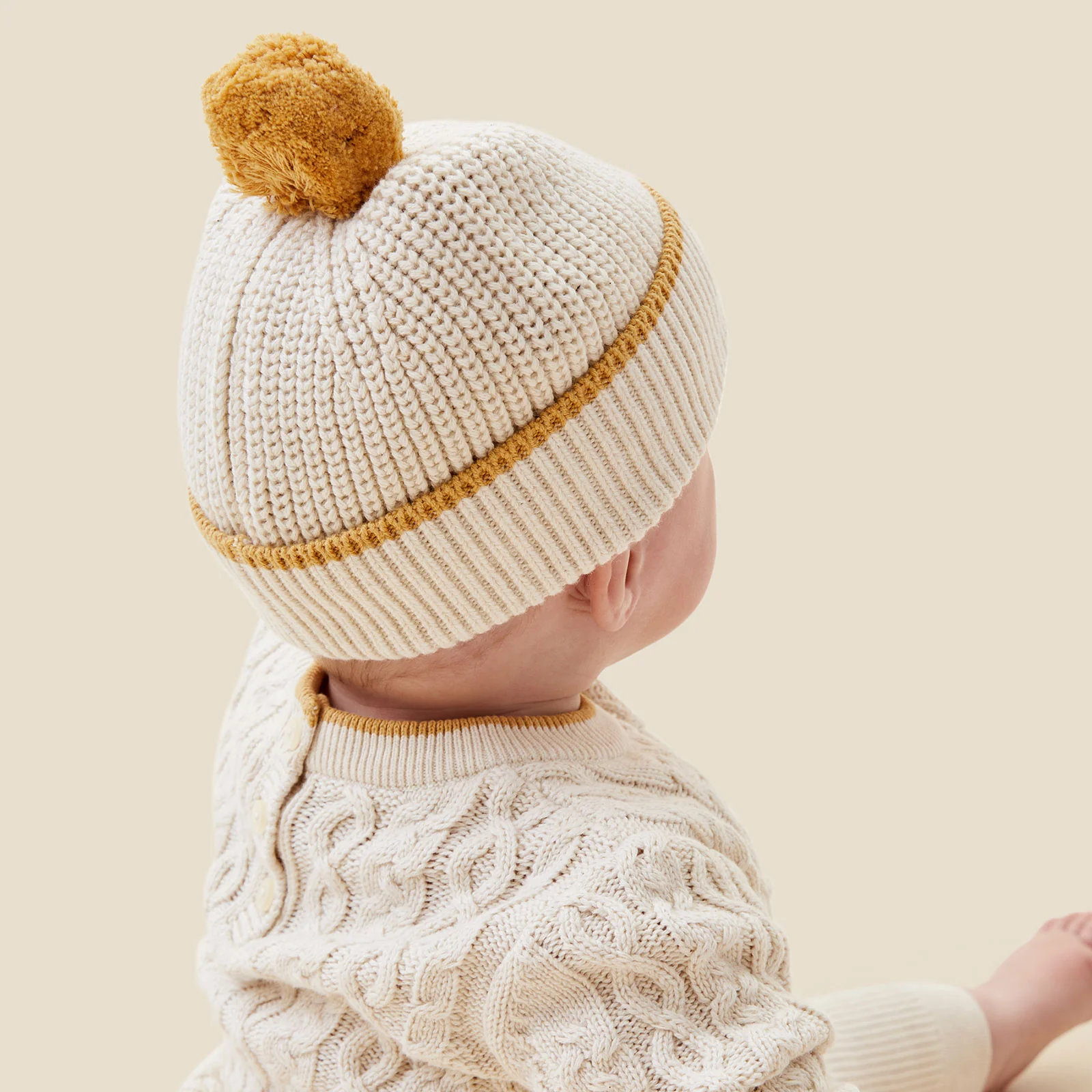 Pompom Knitted Beanie